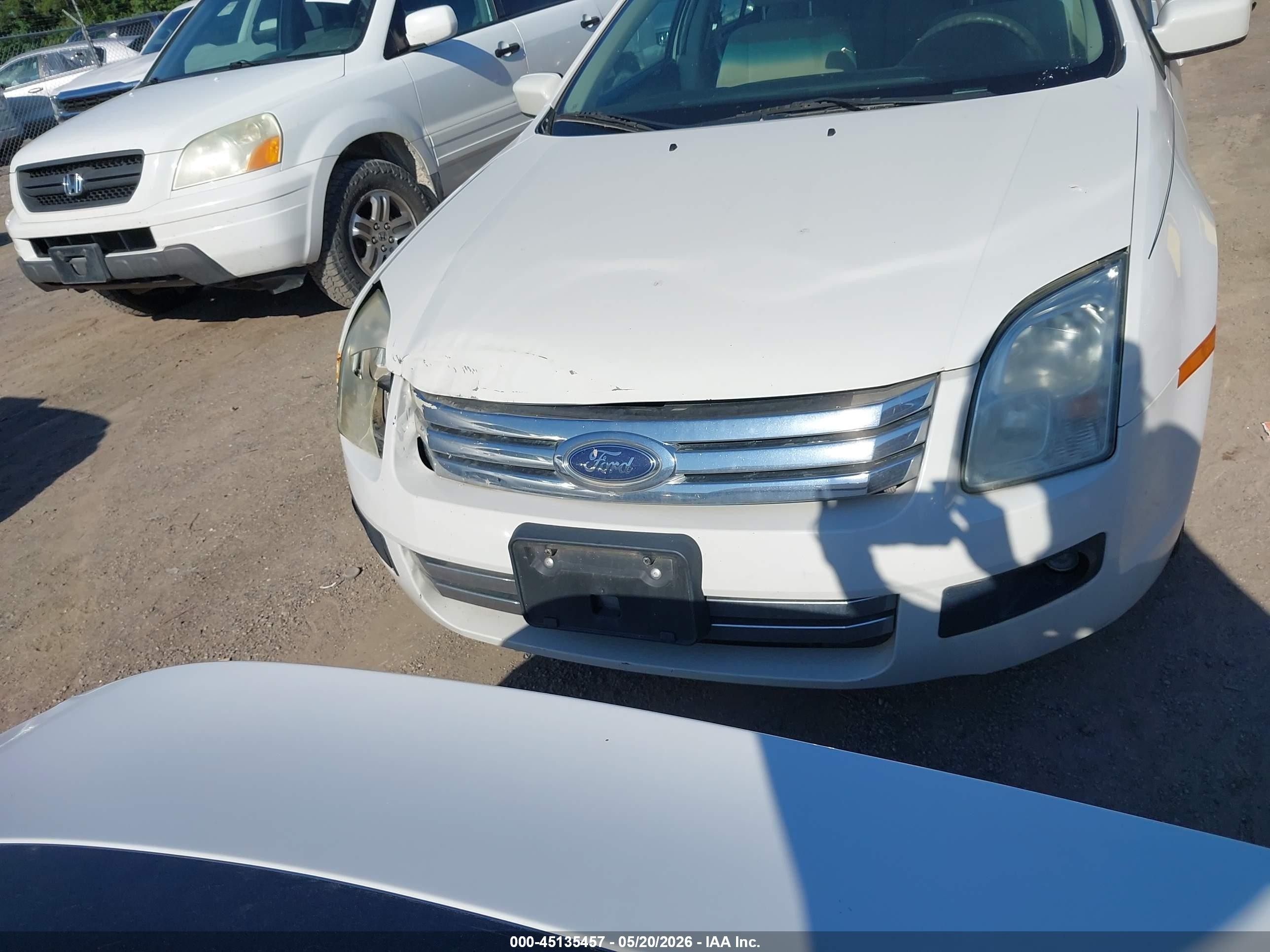 2008 Ford Fusion Se Белый vin: 3FAHP07Z58R228239