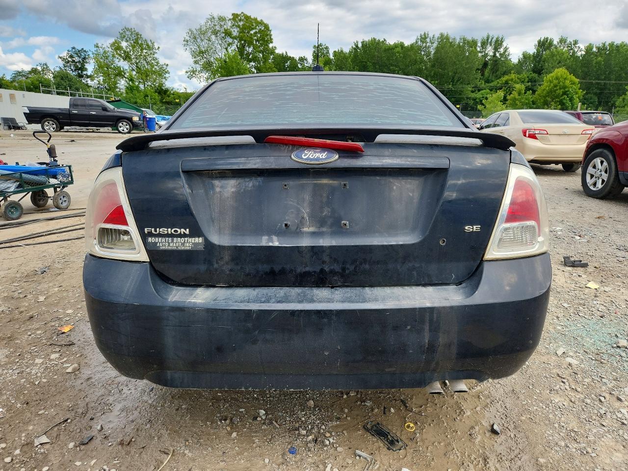 2008 Ford Fusion Se Black vin: 3FAHP07Z58R248152
