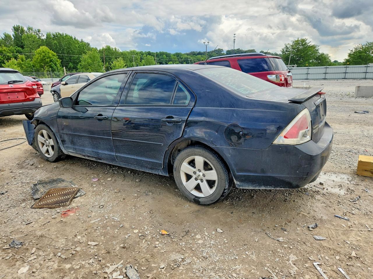2008 Ford Fusion Se Black vin: 3FAHP07Z58R248152