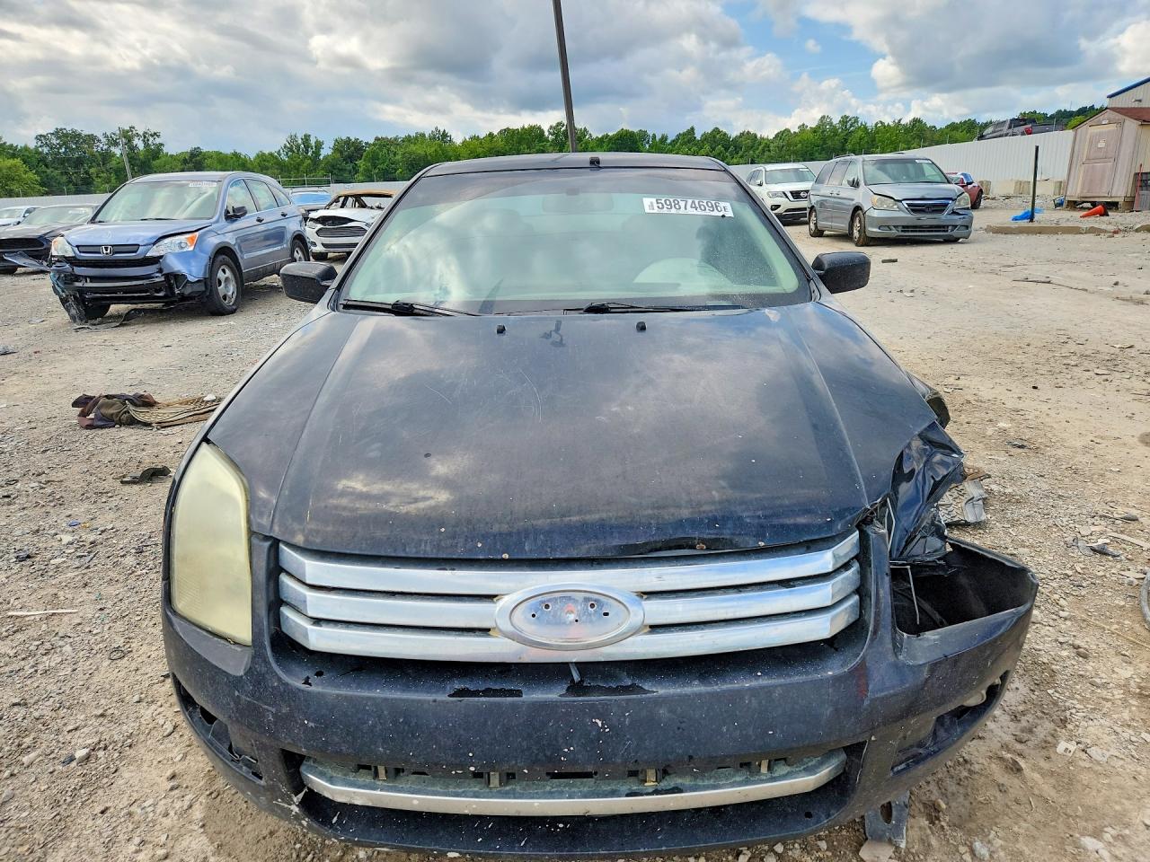 2008 Ford Fusion Se Black vin: 3FAHP07Z58R248152