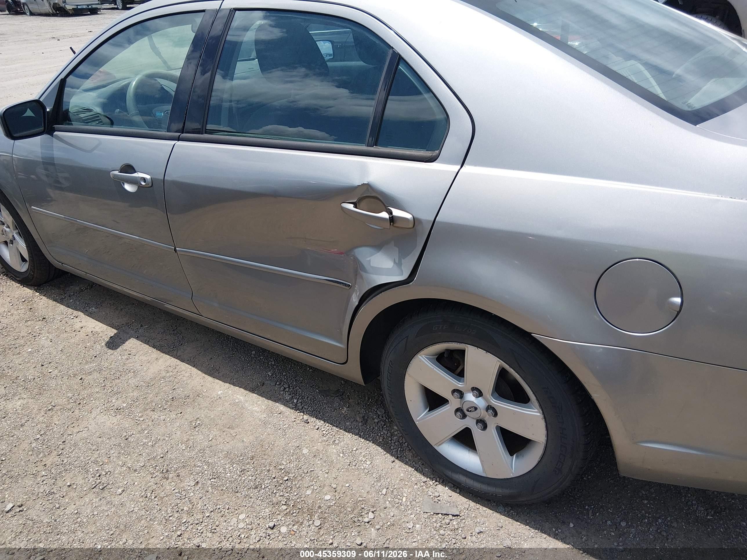 2009 Ford Fusion Se Gray vin: 3FAHP07Z59R143953