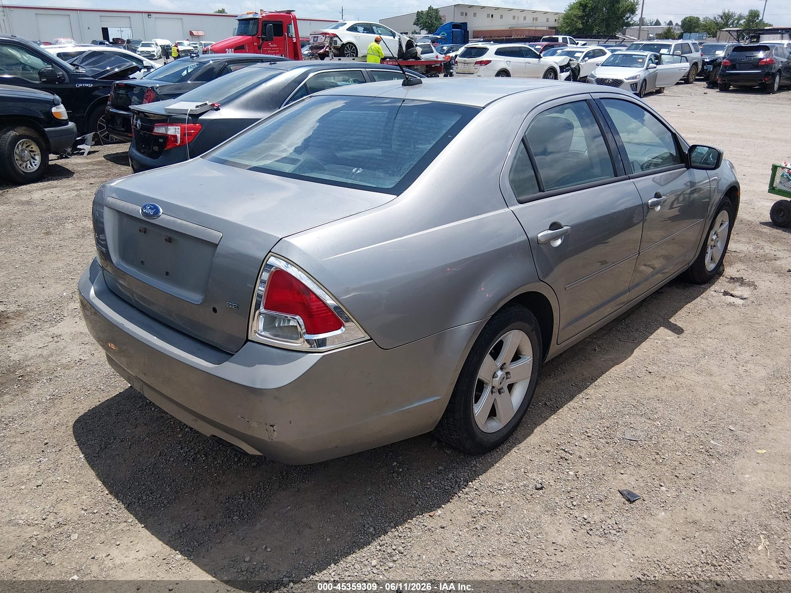 2009 Ford Fusion Se Gray vin: 3FAHP07Z59R143953