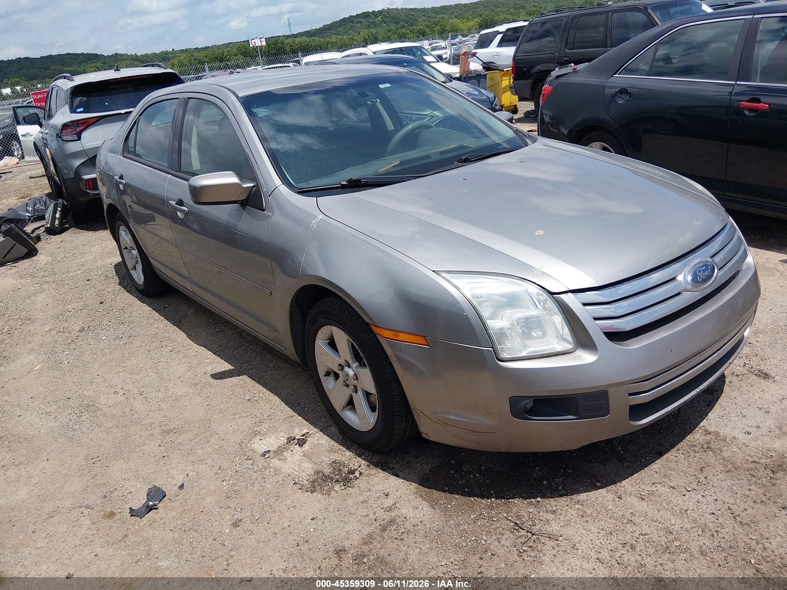 2009 Ford Fusion Se Gray vin: 3FAHP07Z59R143953