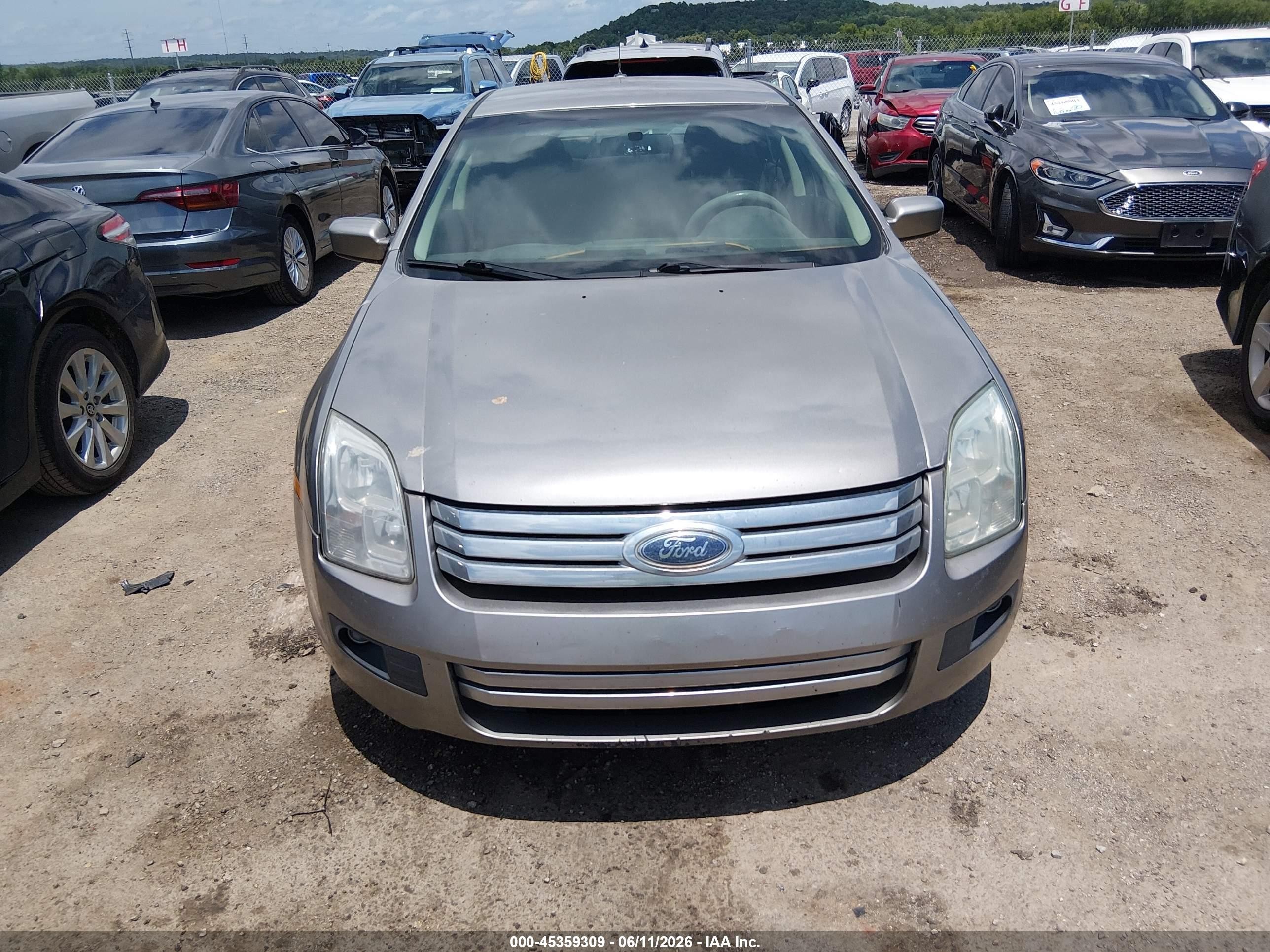 2009 Ford Fusion Se Gray vin: 3FAHP07Z59R143953