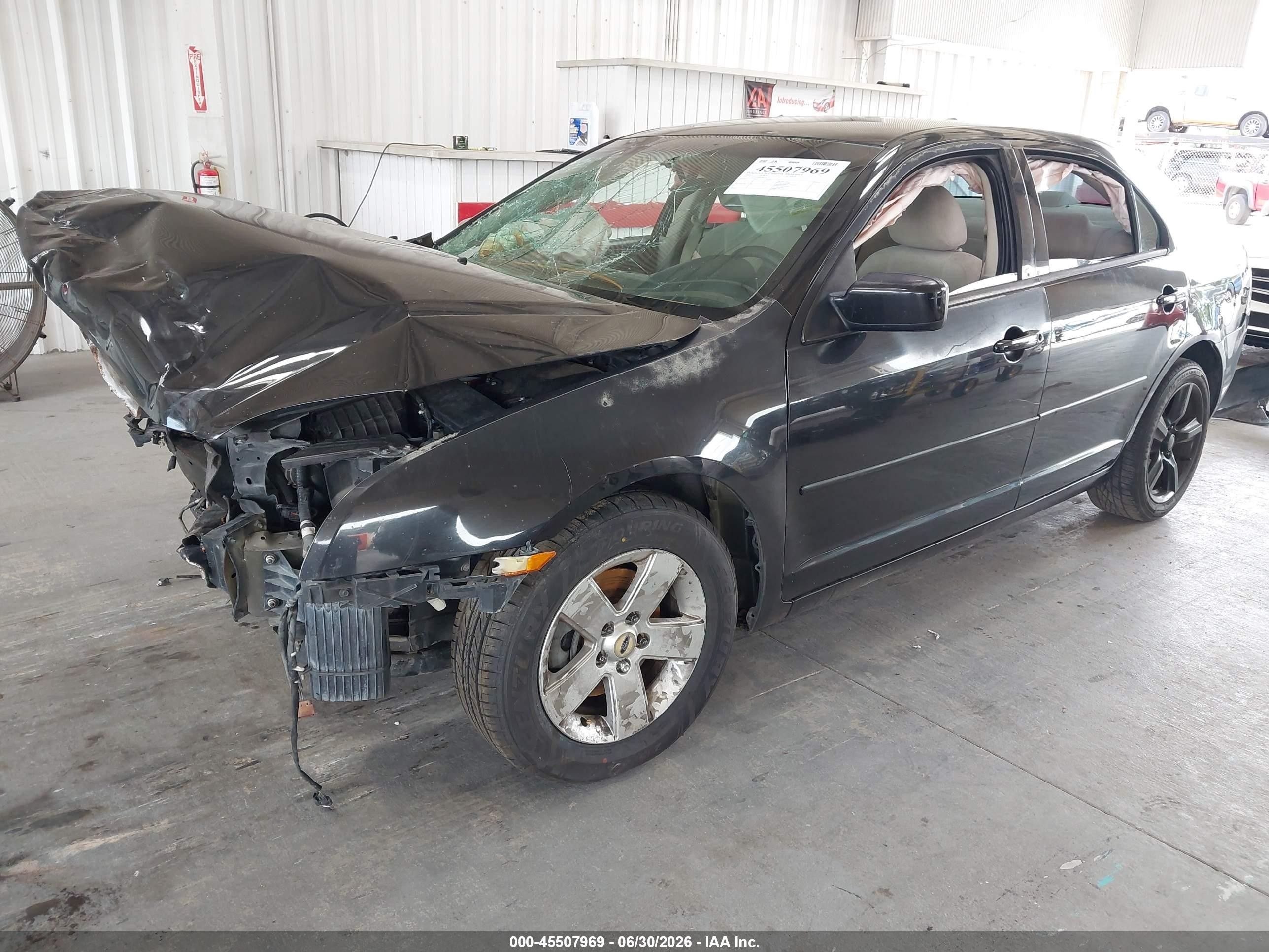 2009 Ford Fusion Se Black vin: 3FAHP07Z59R164172