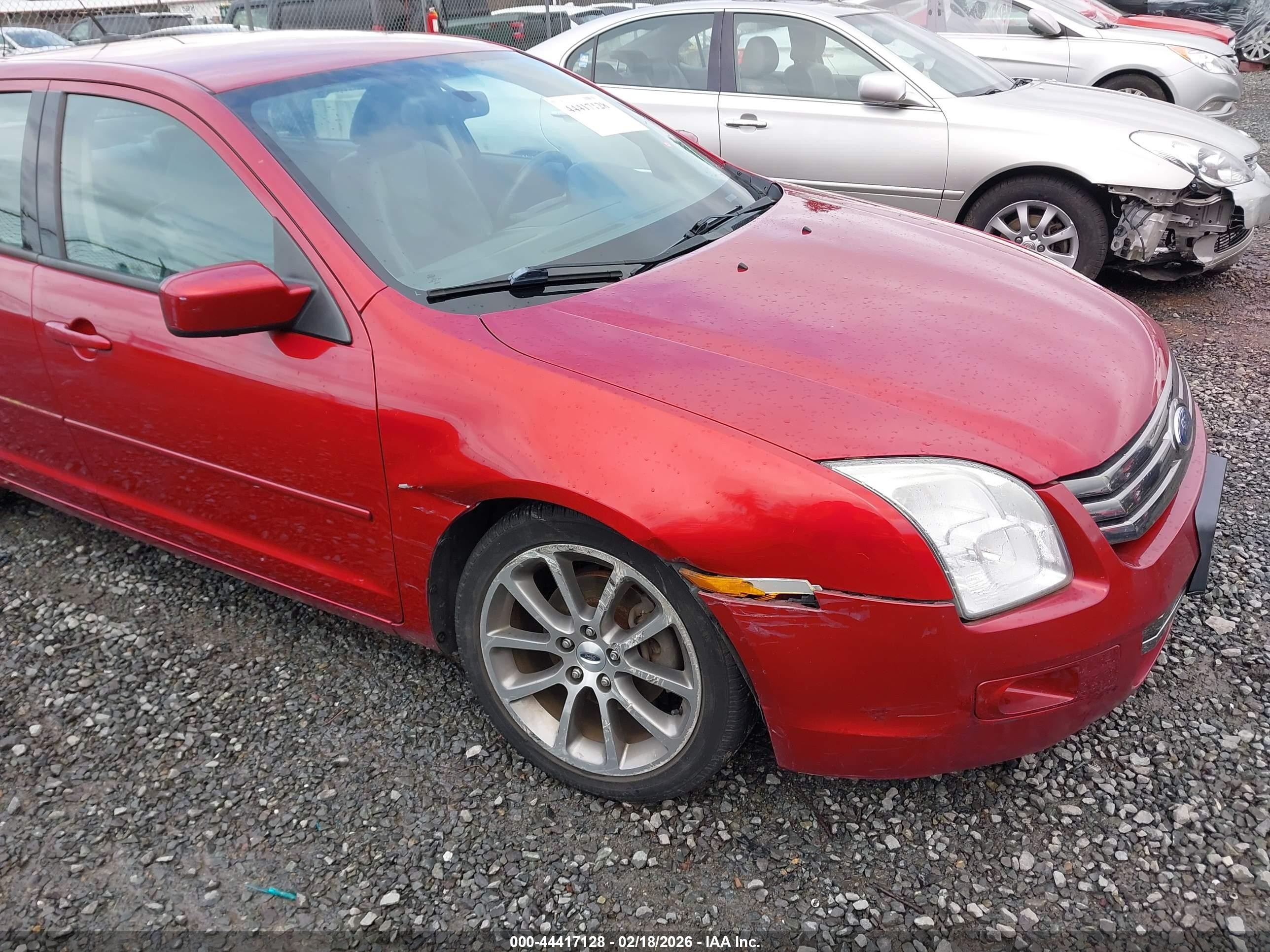 2009 Ford Fusion Se Red vin: 3FAHP07Z59R171817