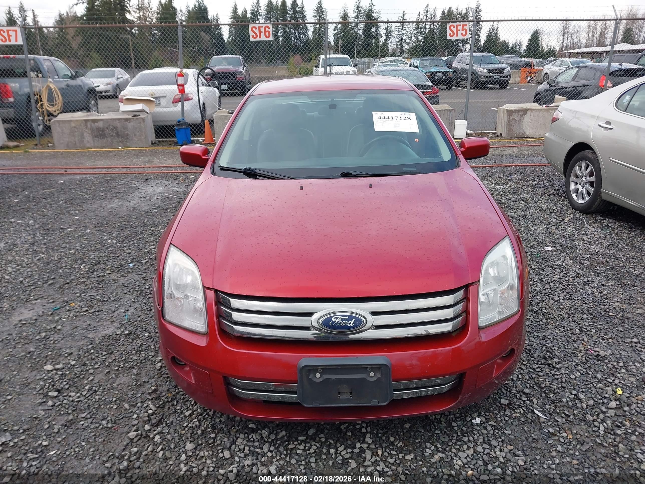 2009 Ford Fusion Se Red vin: 3FAHP07Z59R171817