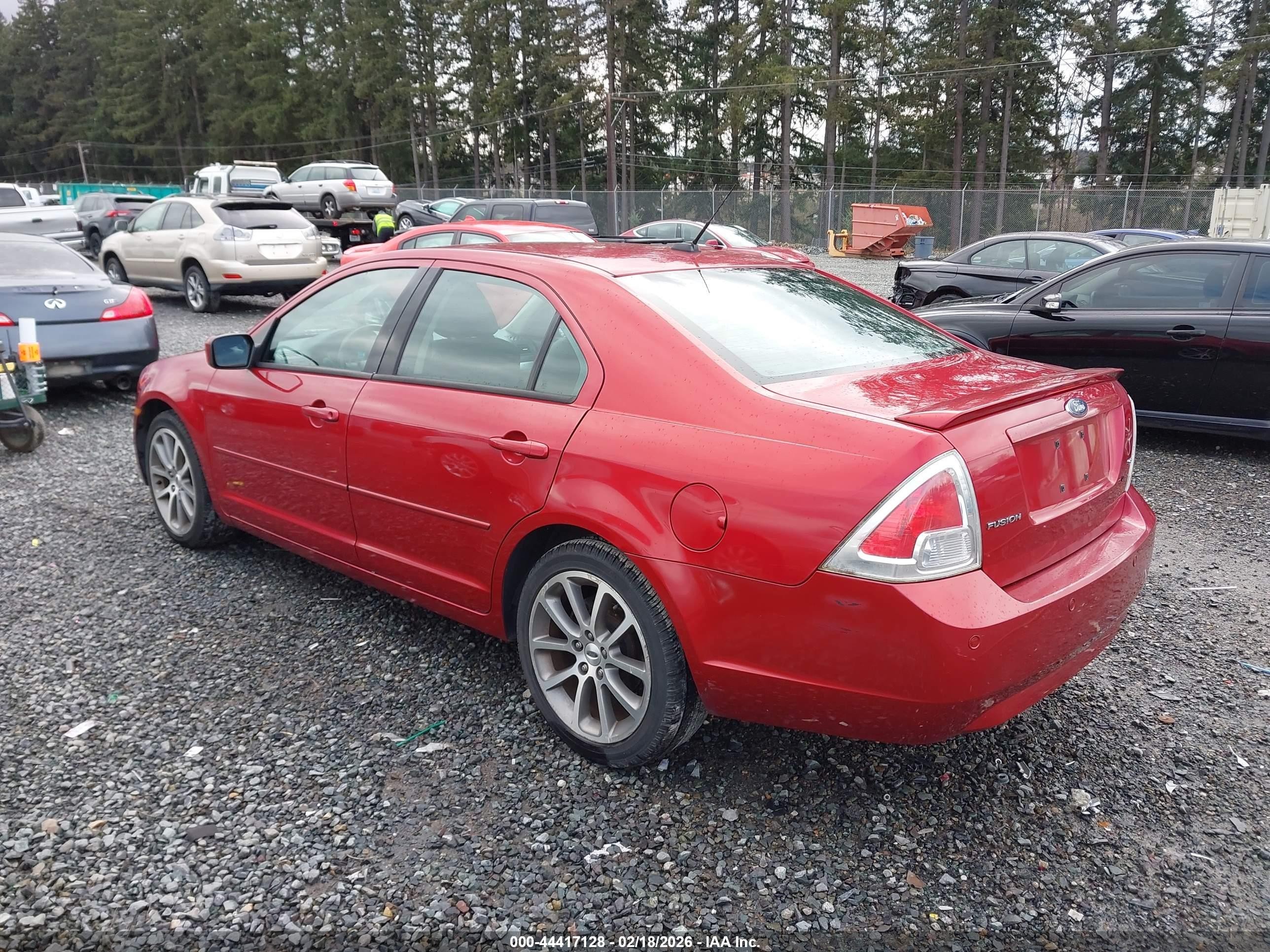 2009 Ford Fusion Se Red vin: 3FAHP07Z59R171817