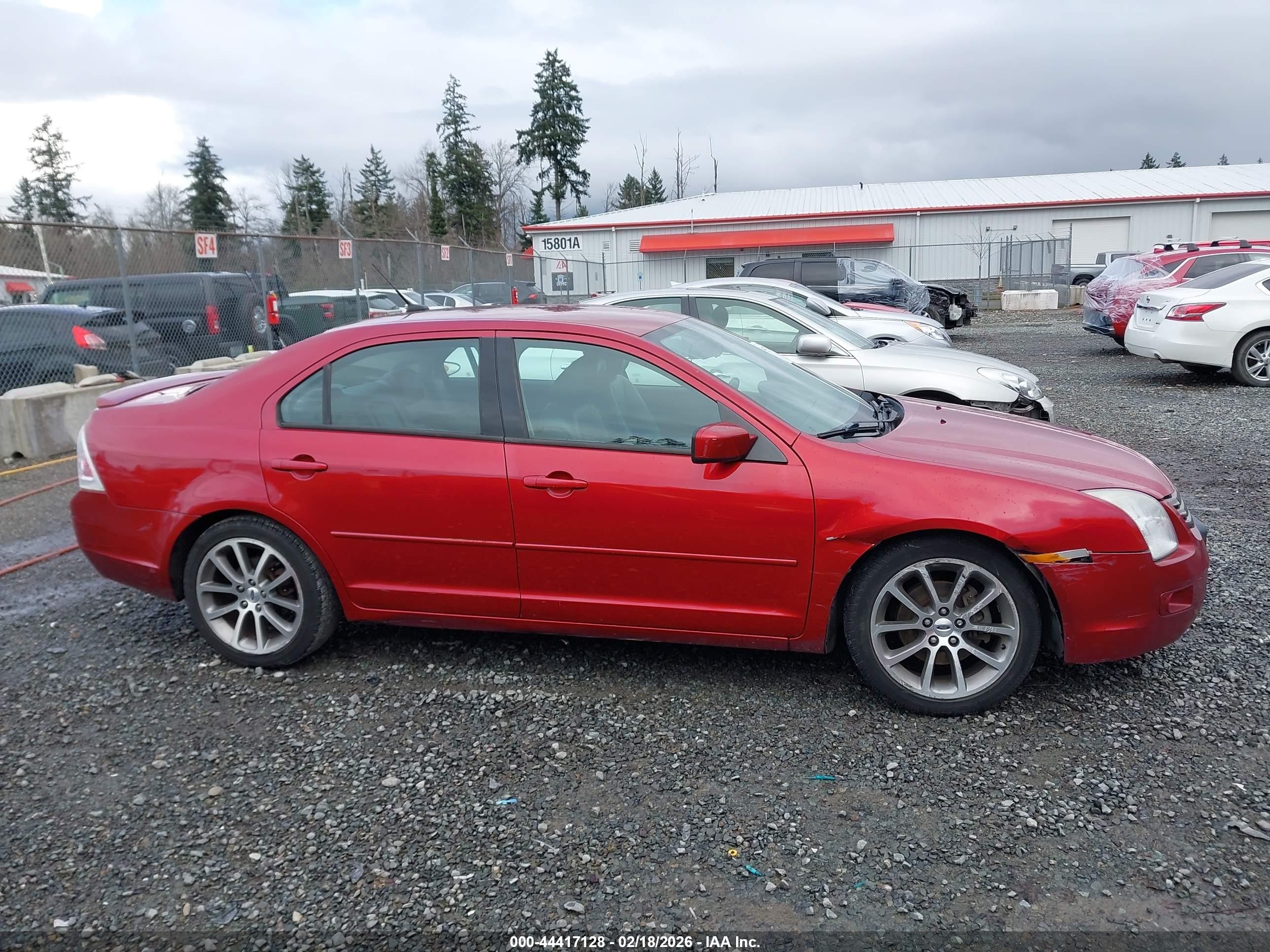 2009 Ford Fusion Se Red vin: 3FAHP07Z59R171817