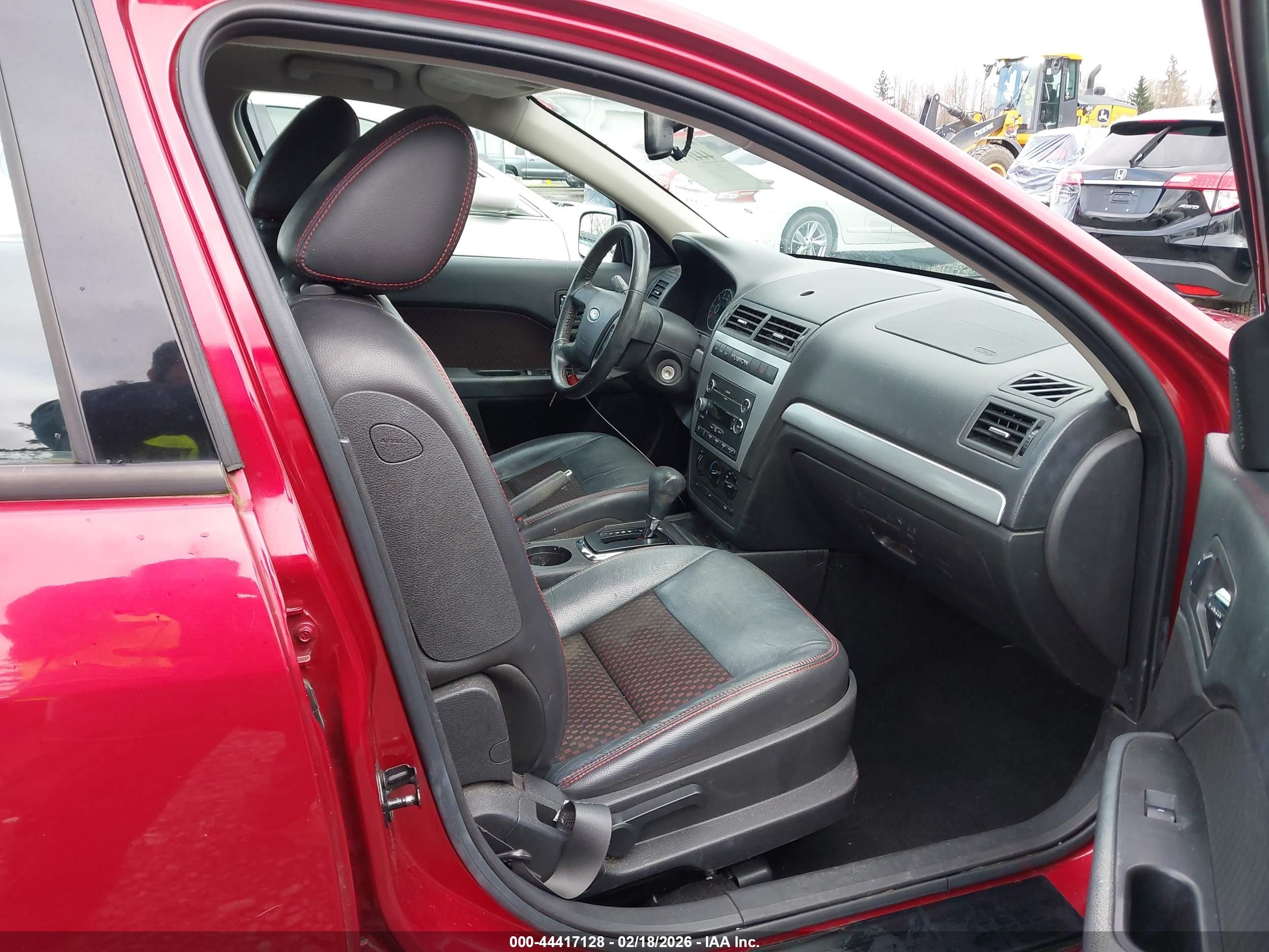 2009 Ford Fusion Se Red vin: 3FAHP07Z59R171817
