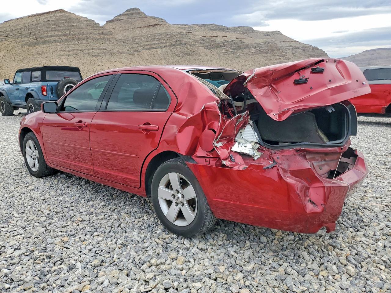 2006 Ford Fusion Se Red vin: 3FAHP07Z66R188914