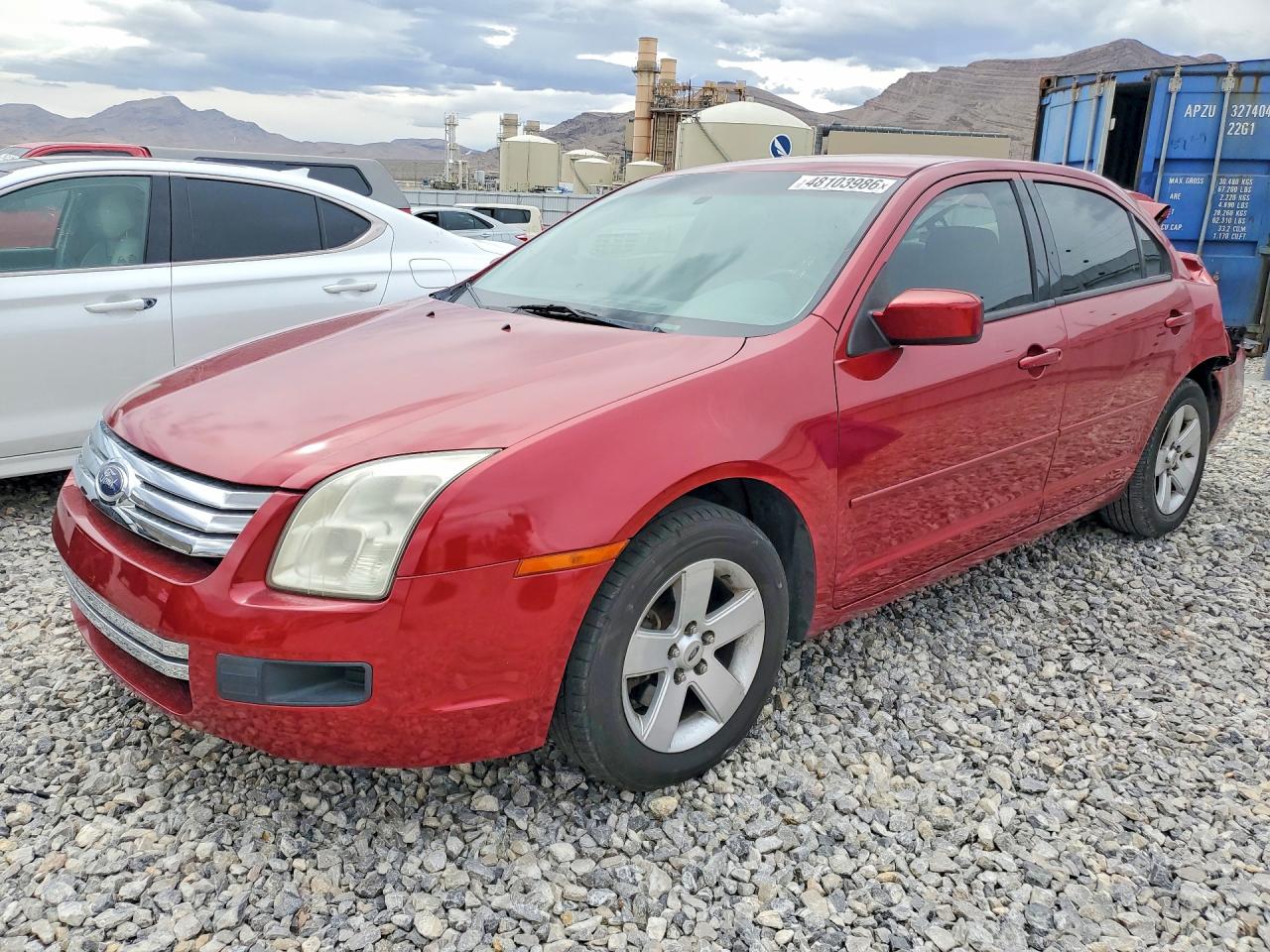 2006 Ford Fusion Se Red vin: 3FAHP07Z66R188914