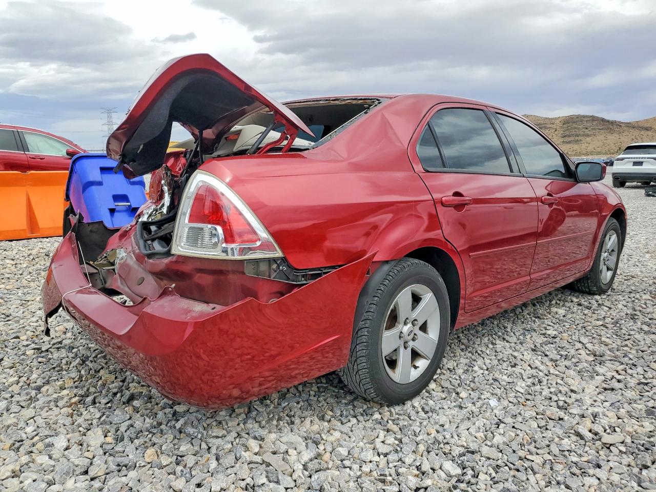 2006 Ford Fusion Se Red vin: 3FAHP07Z66R188914