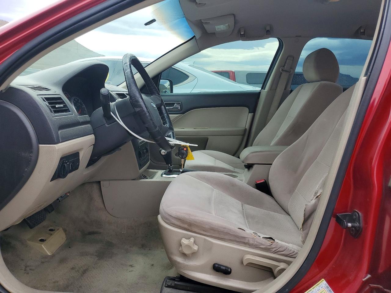 2006 Ford Fusion Se Red vin: 3FAHP07Z66R188914