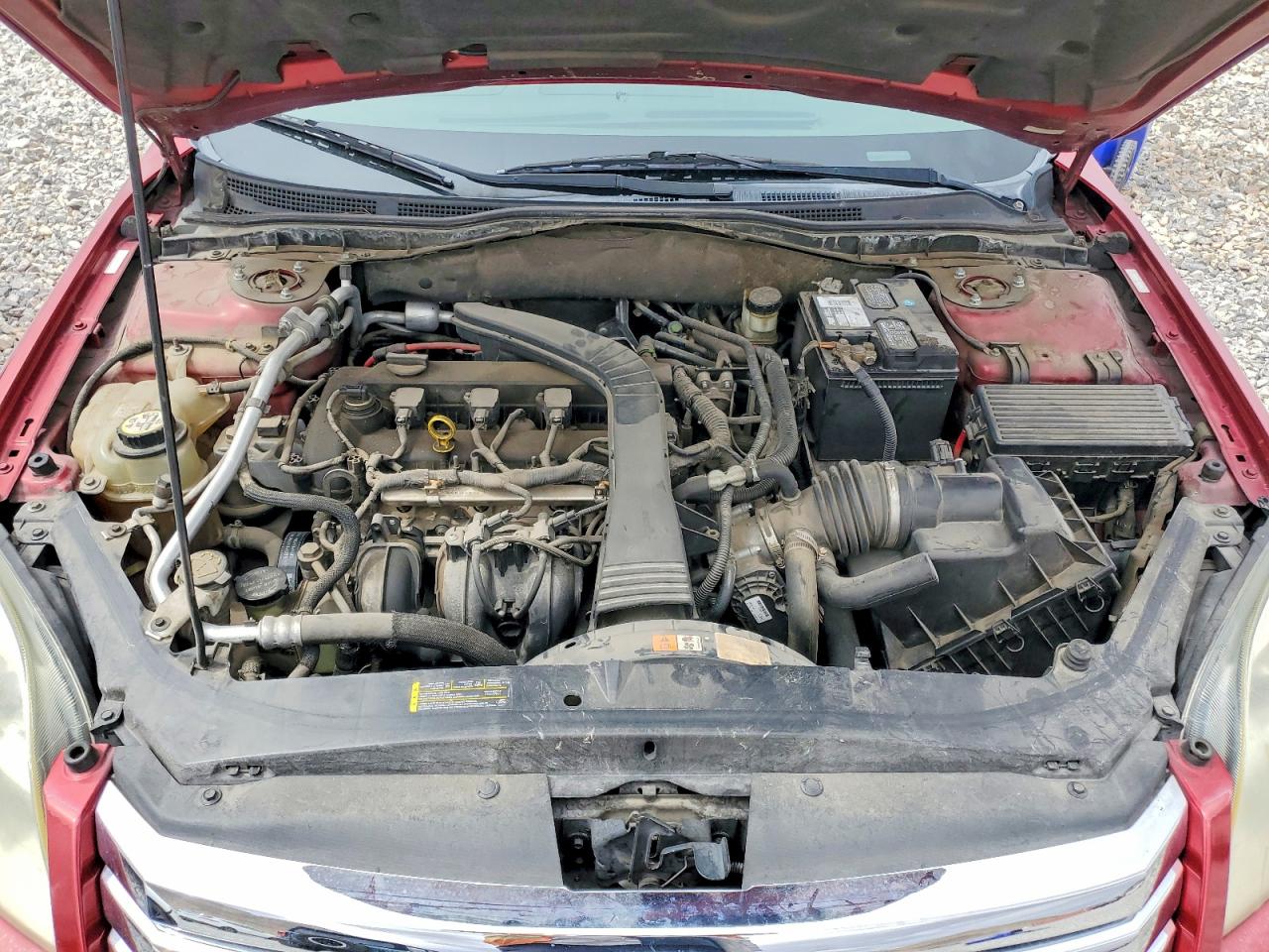 2006 Ford Fusion Se Red vin: 3FAHP07Z66R188914