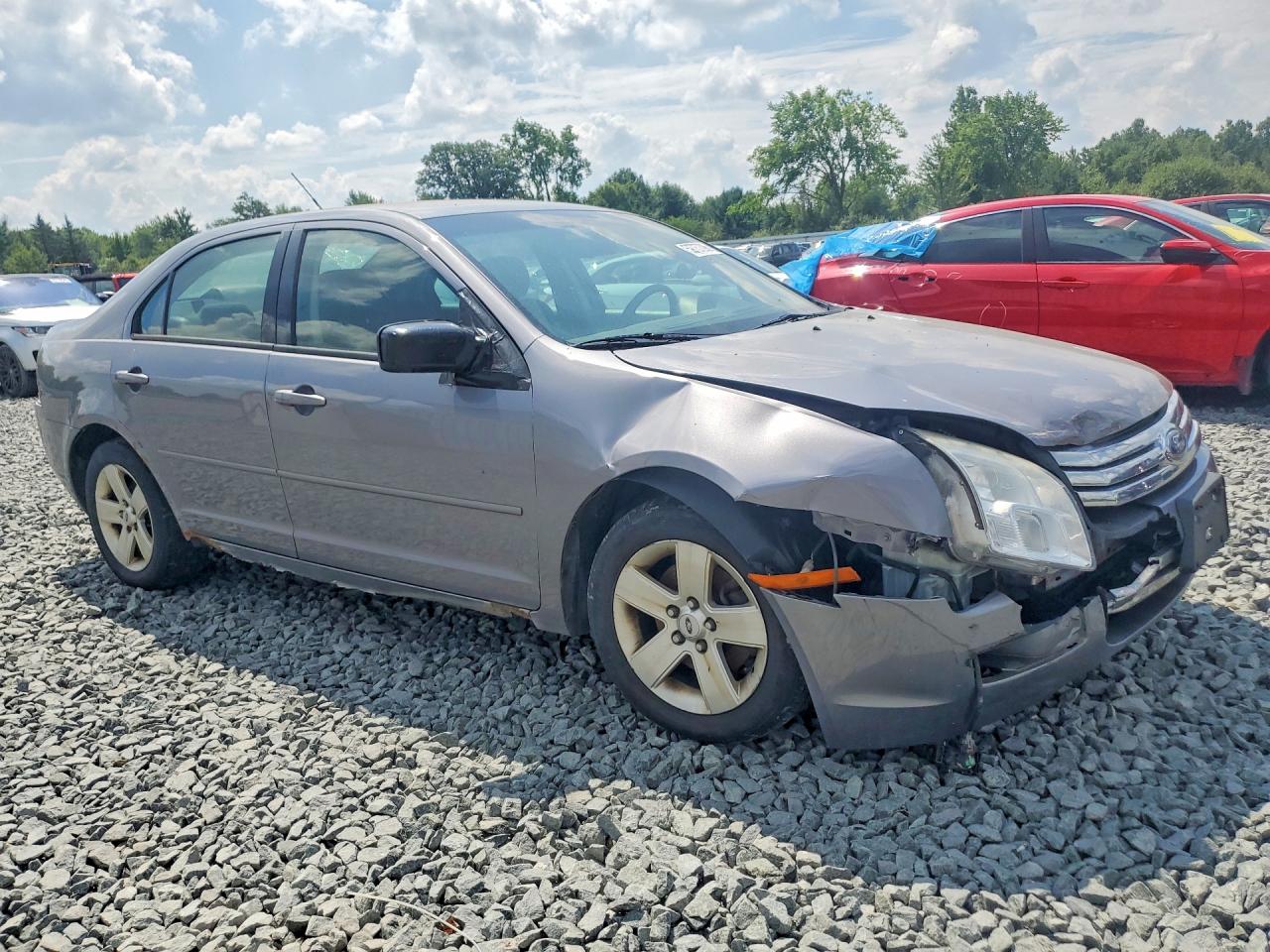 2007 Ford Fusion Se Gray vin: 3FAHP07Z67R132215