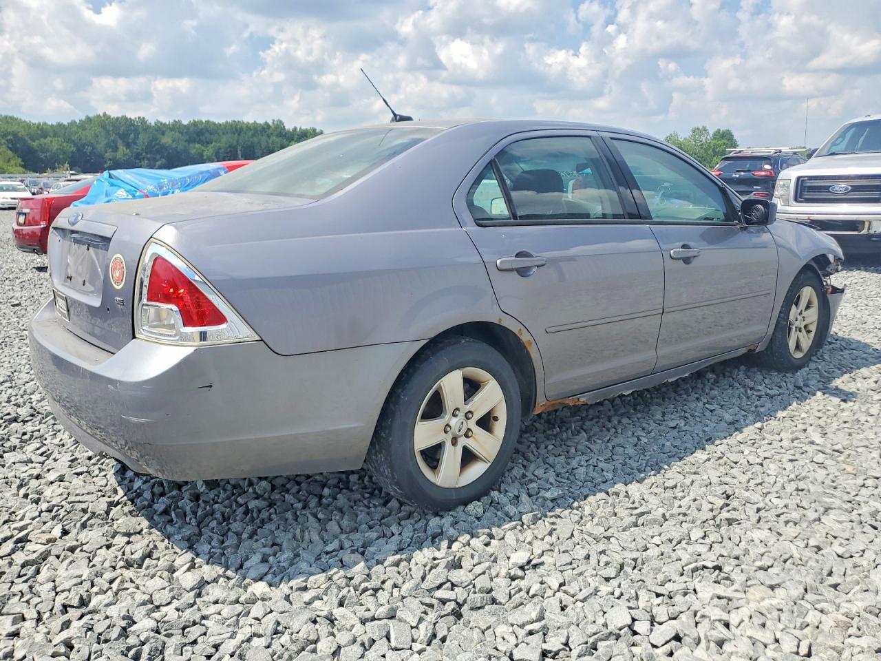2007 Ford Fusion Se Gray vin: 3FAHP07Z67R132215