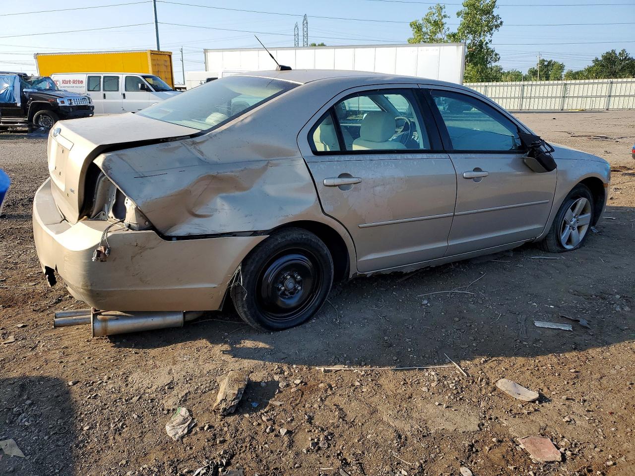2007 Ford Fusion Se Бежевый vin: 3FAHP07Z67R137236