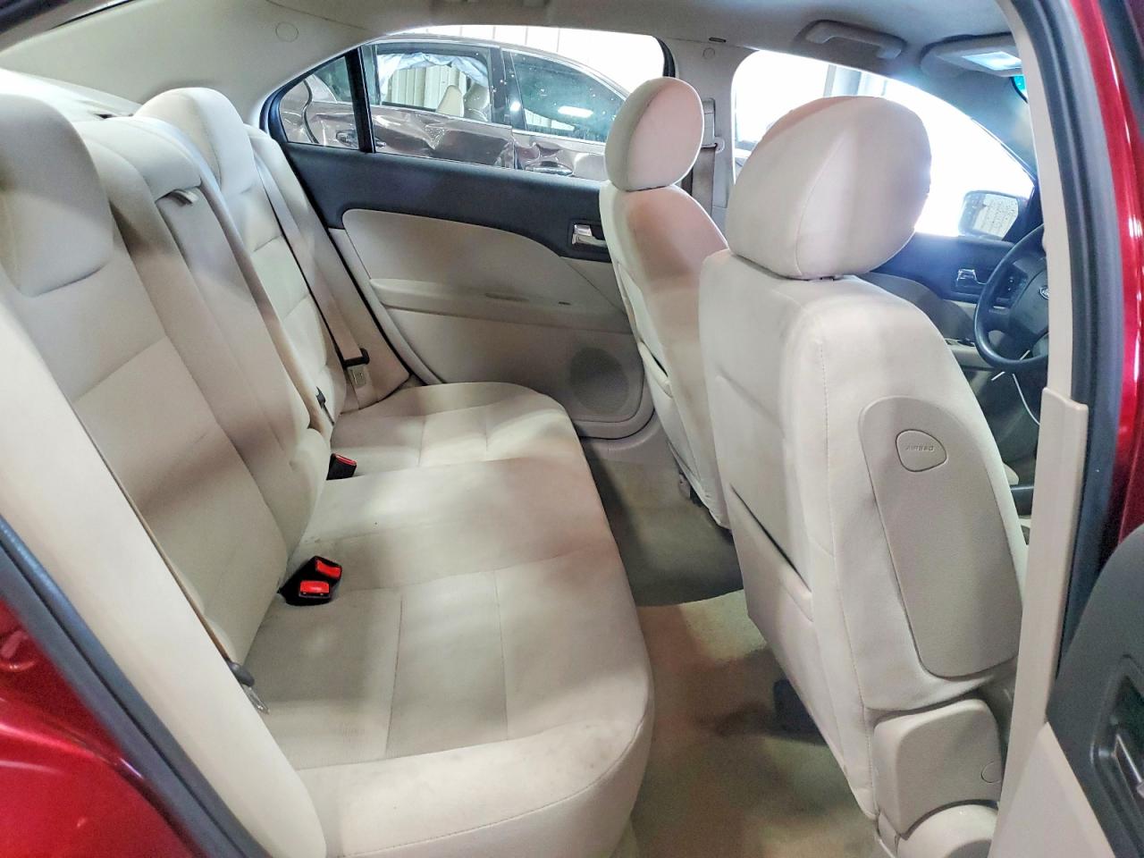 2007 Ford Fusion Se Burgundy vin: 3FAHP07Z67R158670