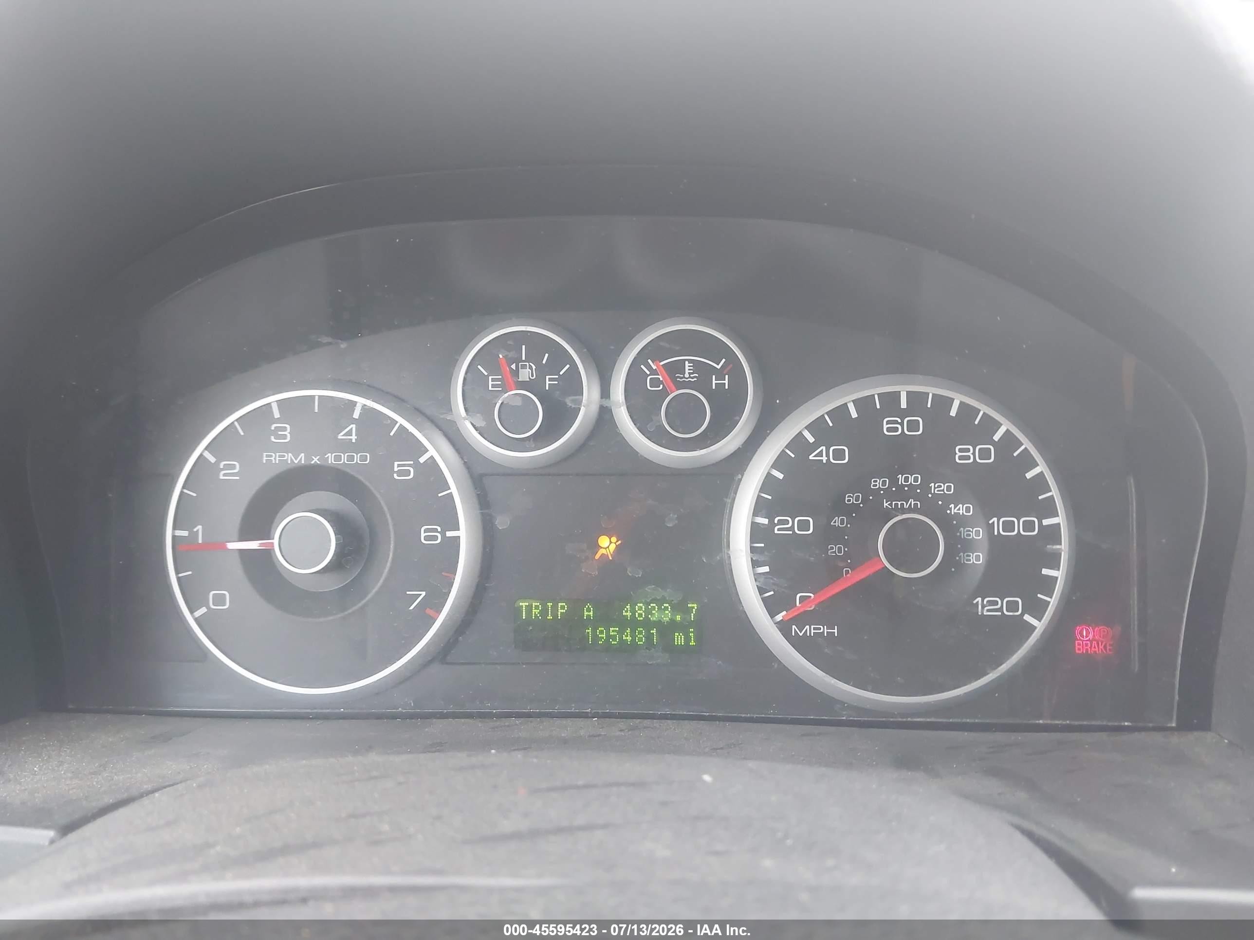 2007 Ford Fusion Se Red vin: 3FAHP07Z67R223498