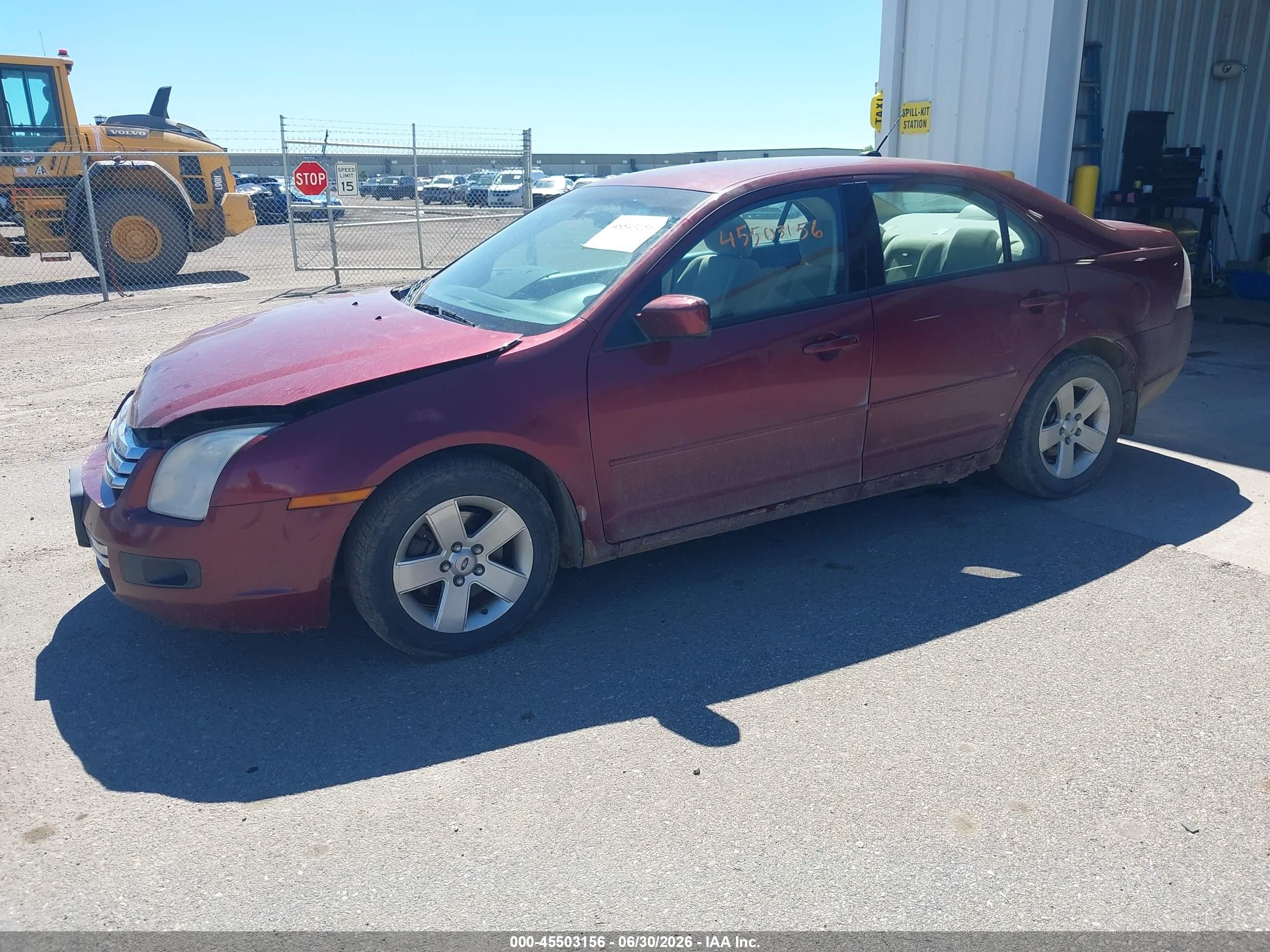2007 Ford Fusion Se Maroon vin: 3FAHP07Z67R248837