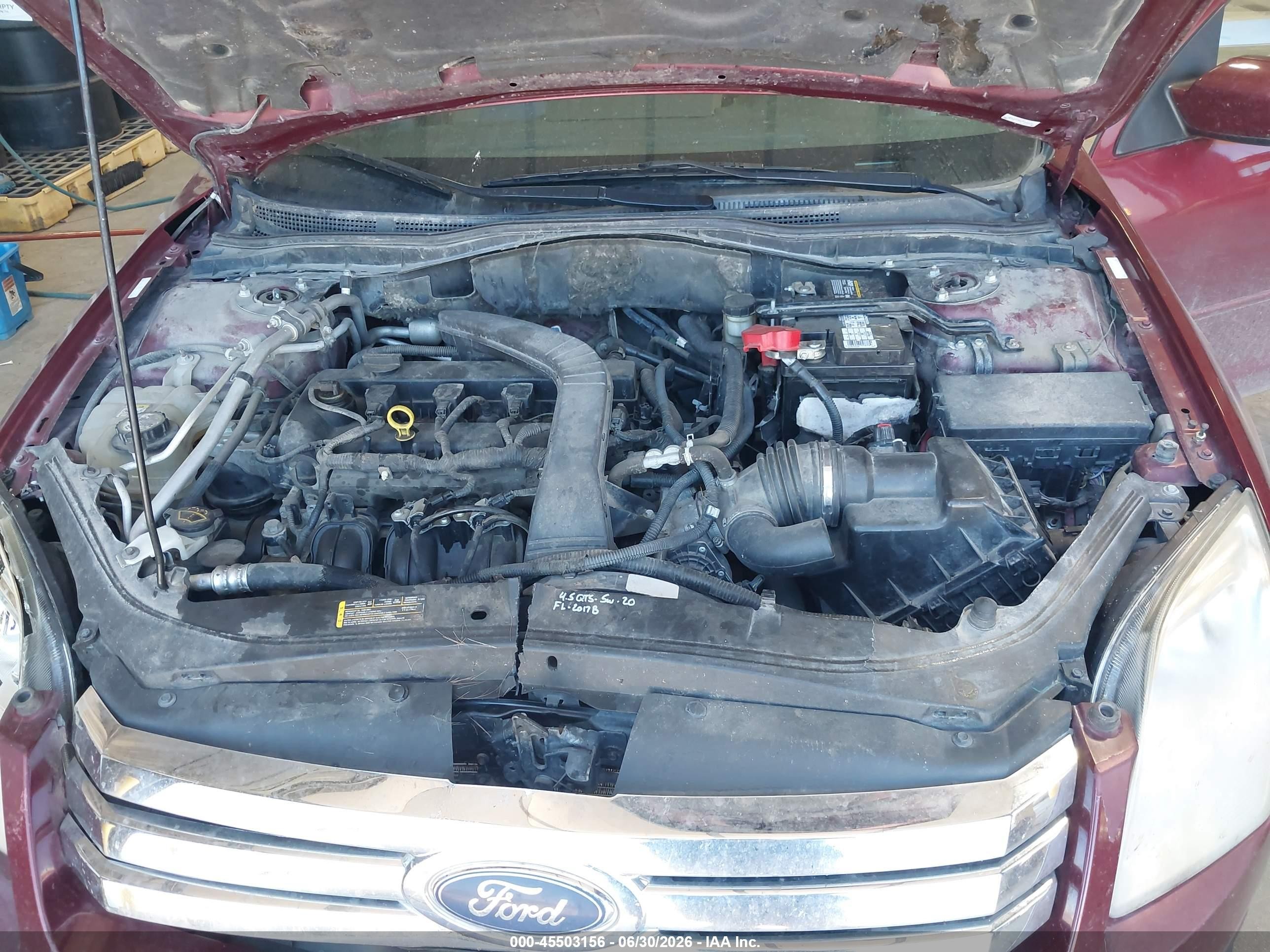 2007 Ford Fusion Se Maroon vin: 3FAHP07Z67R248837