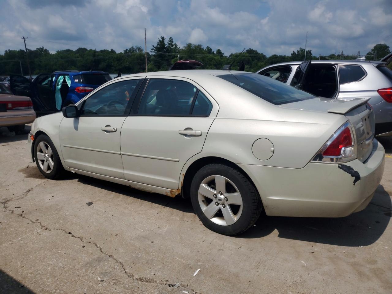 2008 Ford Fusion Se Beige vin: 3FAHP07Z68R173638