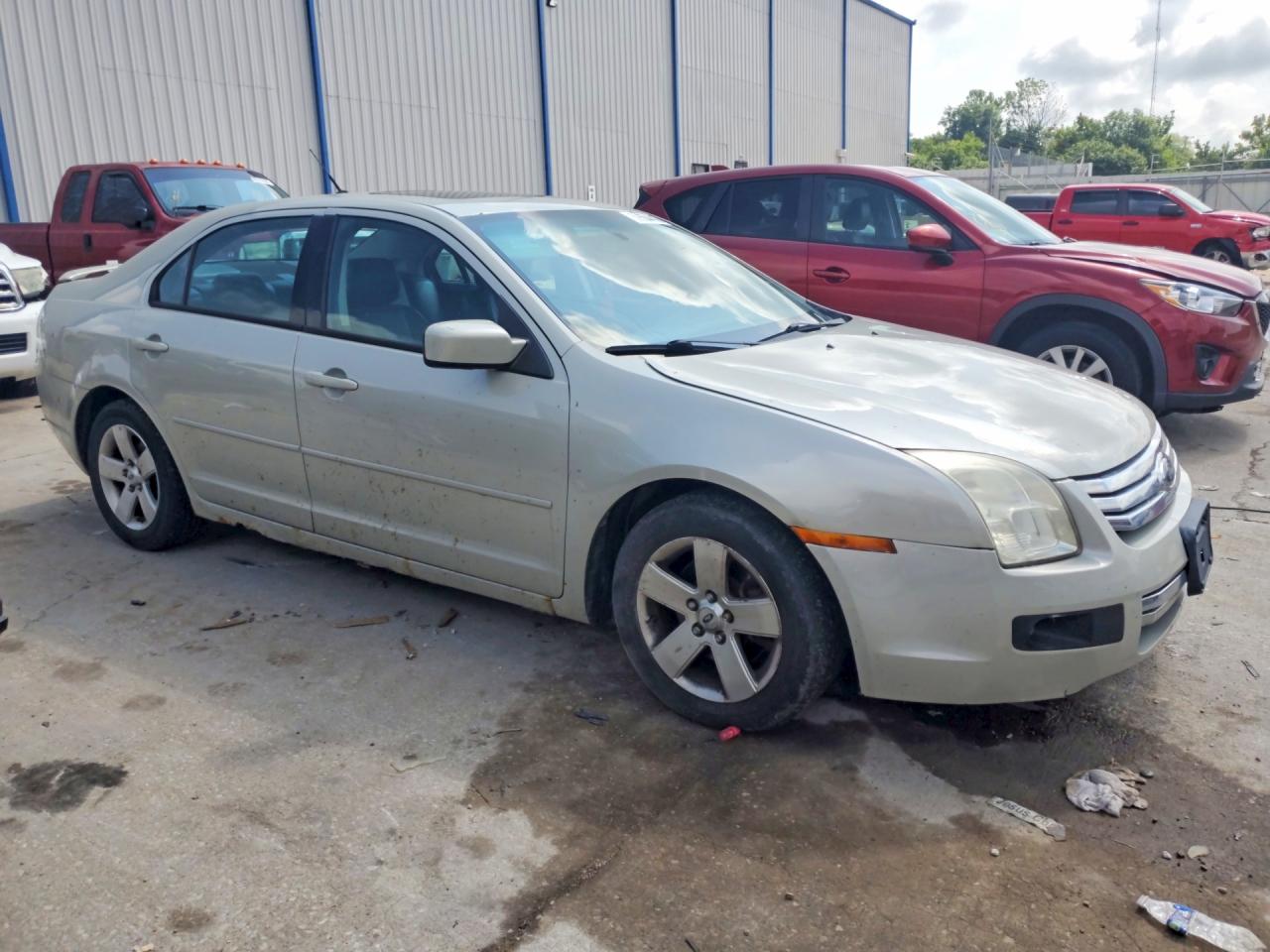 2008 Ford Fusion Se Beige vin: 3FAHP07Z68R173638