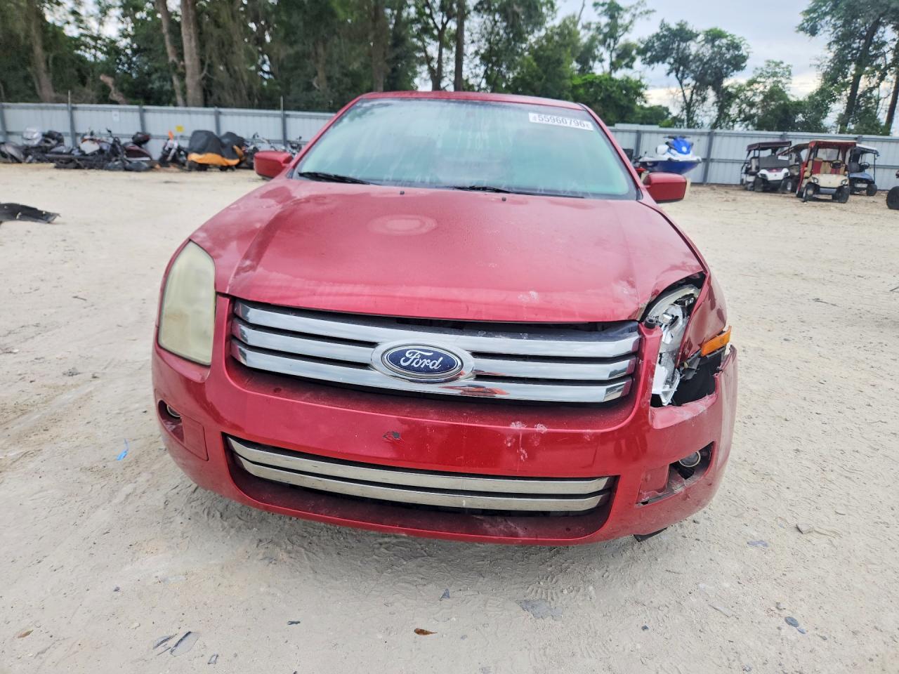 2008 Ford Fusion Se Red vin: 3FAHP07Z68R185076