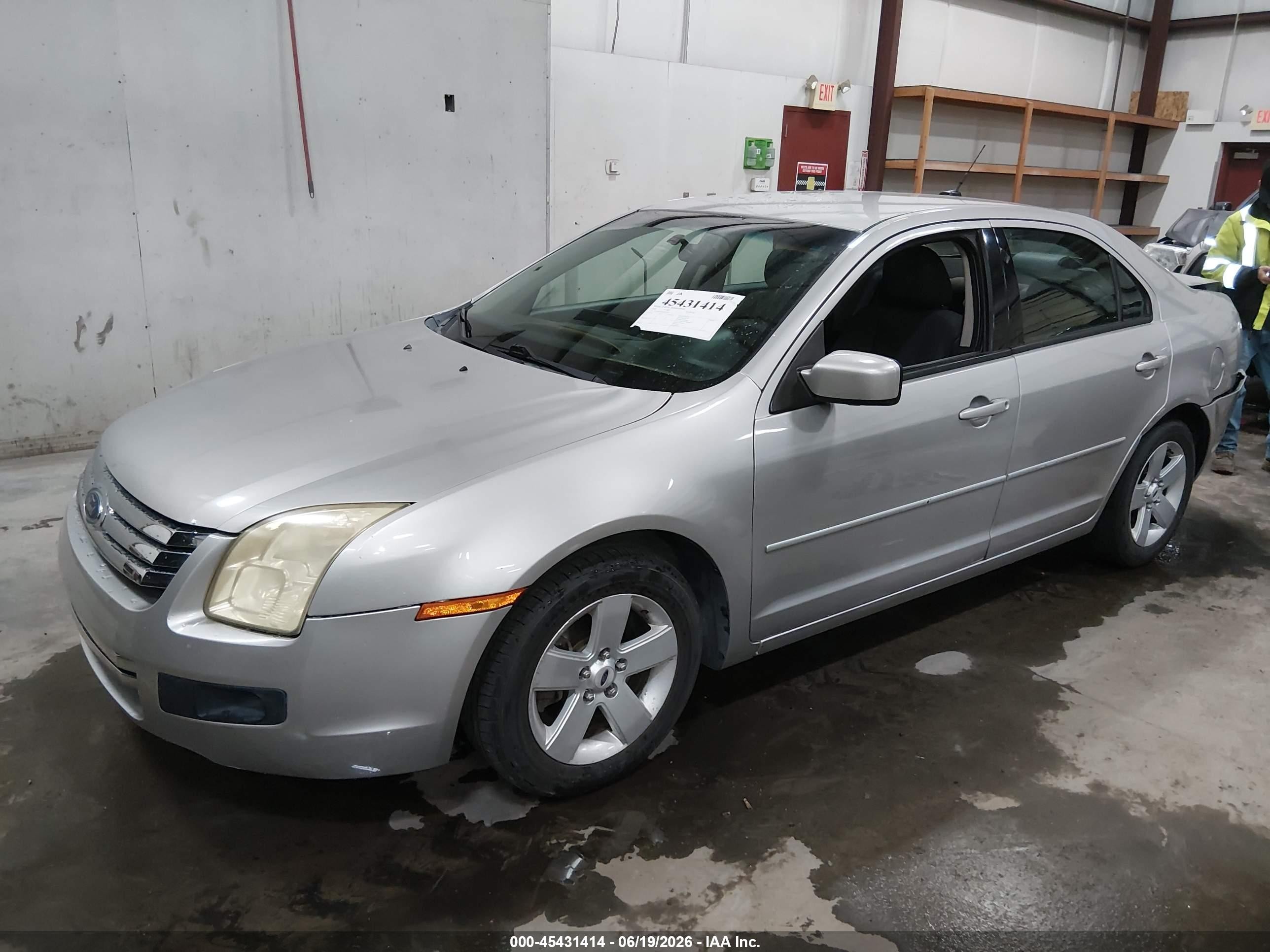 2008 Ford Fusion Se Silver vin: 3FAHP07Z68R196918