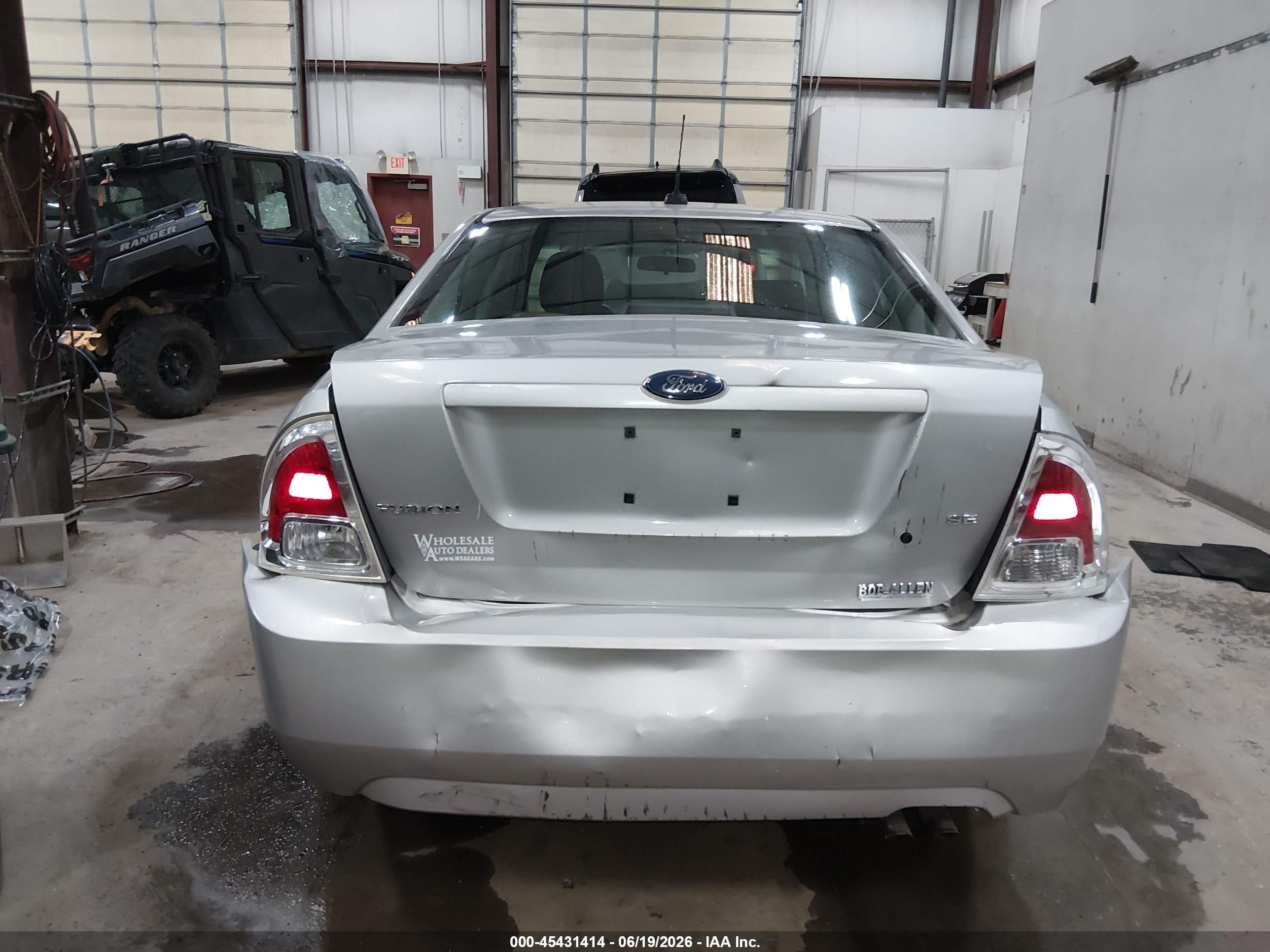 2008 Ford Fusion Se Silver vin: 3FAHP07Z68R196918