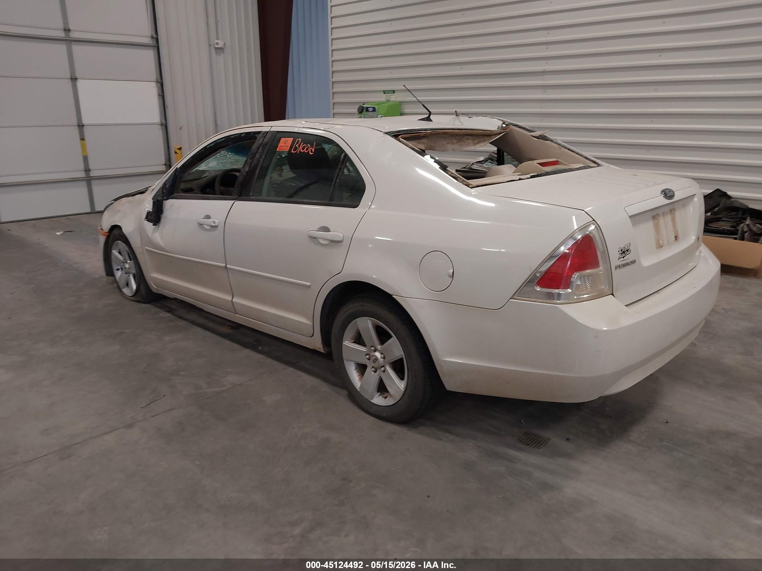 2008 Ford Fusion Se White vin: 3FAHP07Z68R212793