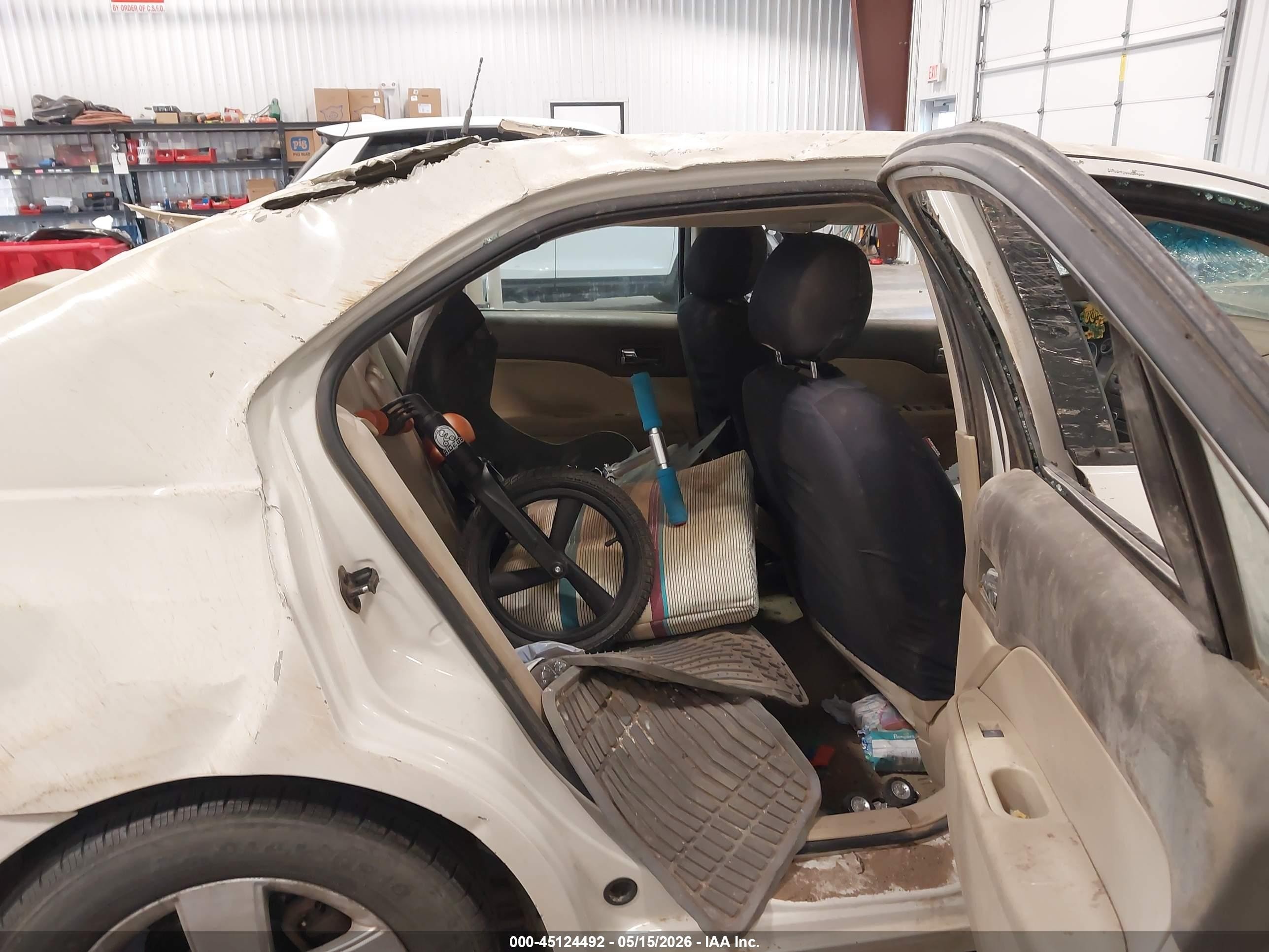 2008 Ford Fusion Se White vin: 3FAHP07Z68R212793