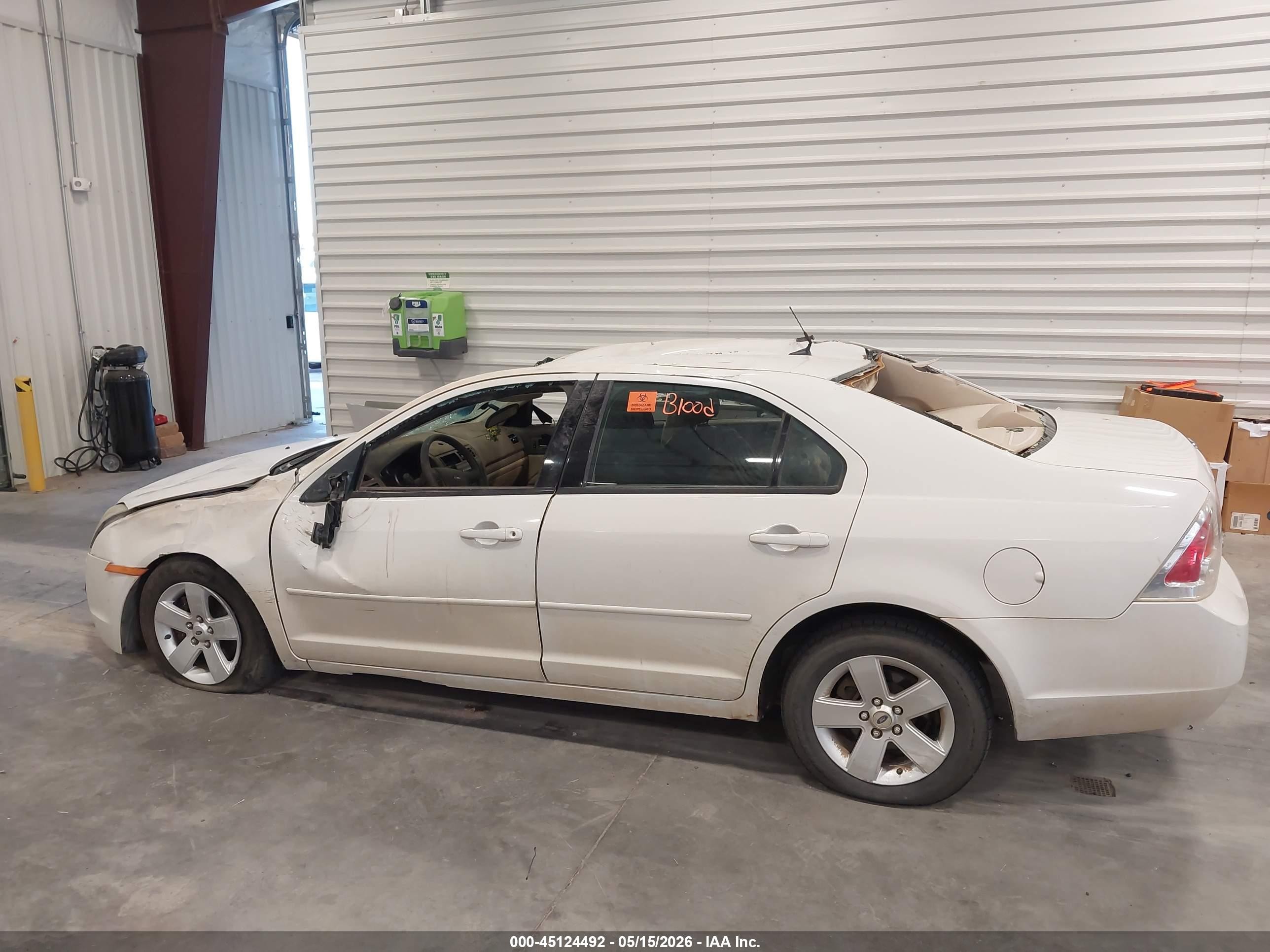 2008 Ford Fusion Se White vin: 3FAHP07Z68R212793