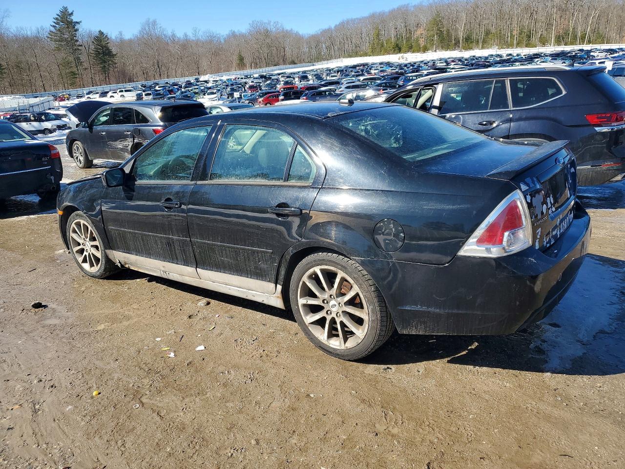 2008 Ford Fusion Se Black vin: 3FAHP07Z68R224457