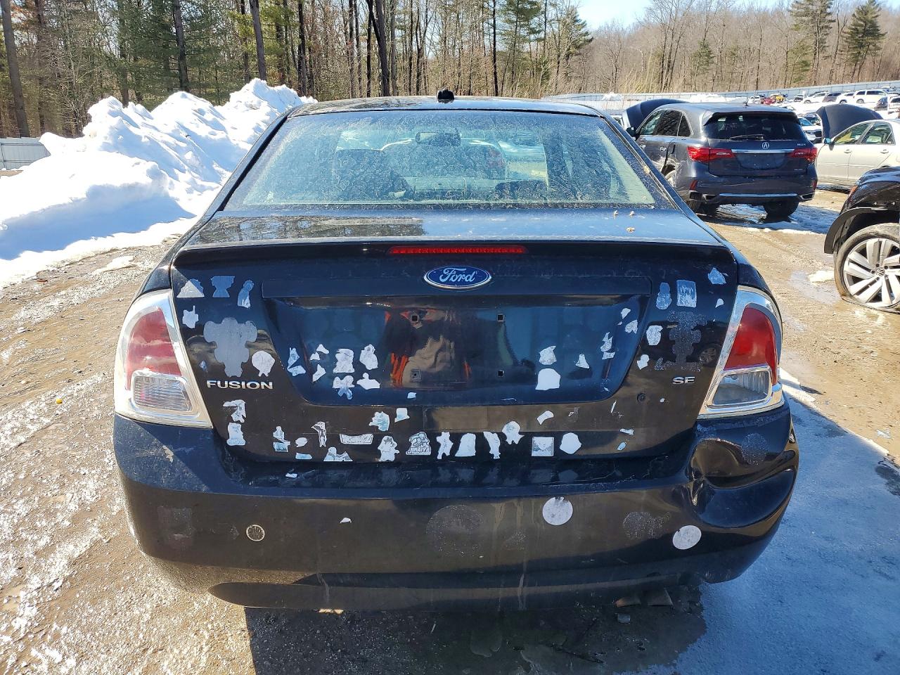 2008 Ford Fusion Se Black vin: 3FAHP07Z68R224457