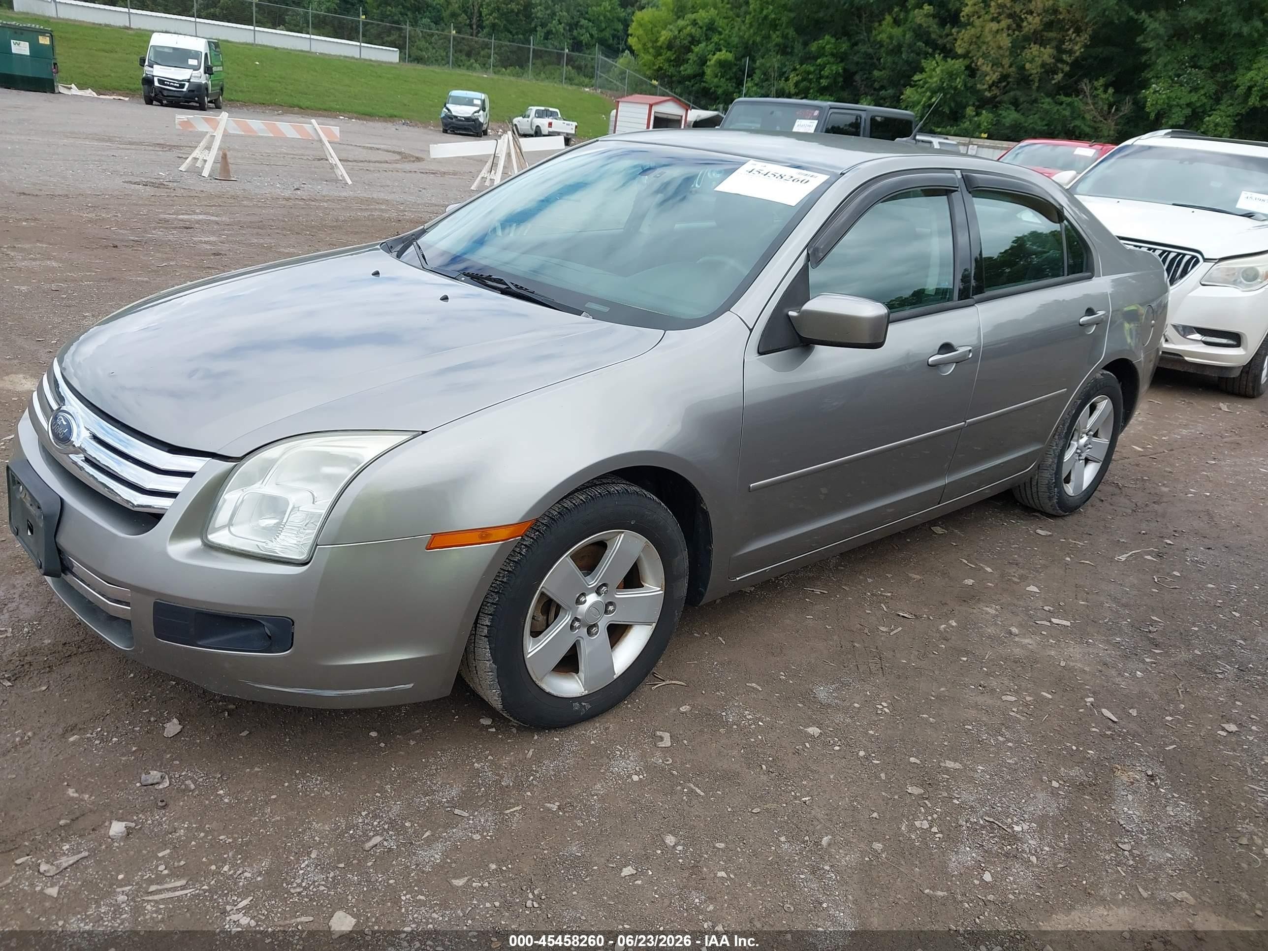 2008 Ford Fusion Se Gray vin: 3FAHP07Z68R248631