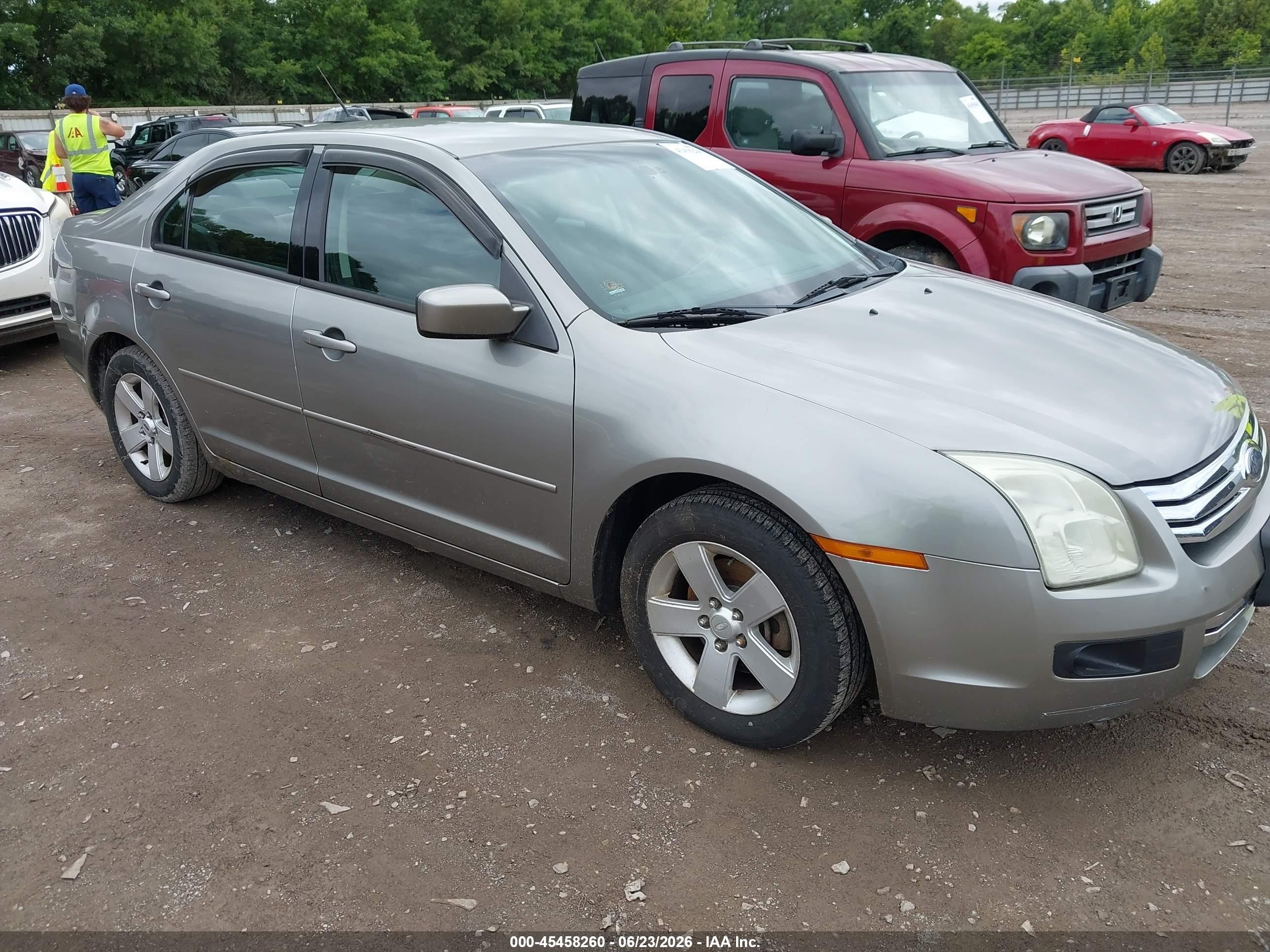 2008 Ford Fusion Se Gray vin: 3FAHP07Z68R248631