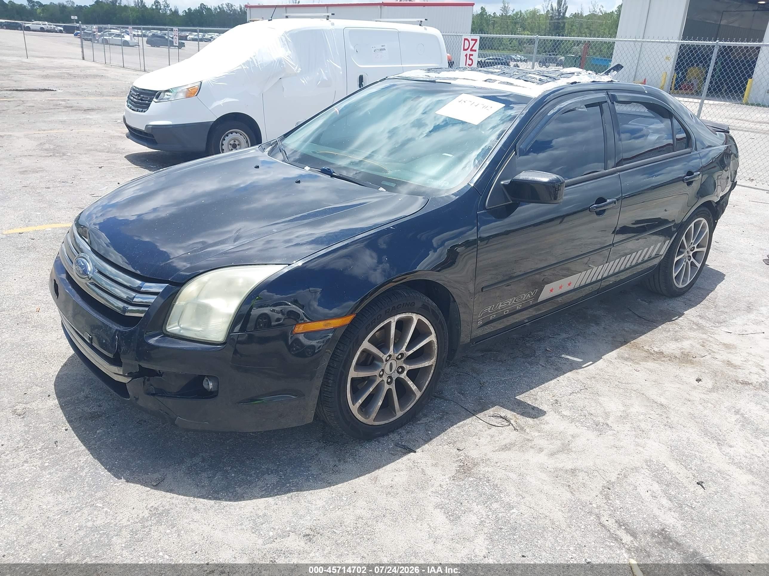 2008 Ford Fusion Se Black vin: 3FAHP07Z68R262822