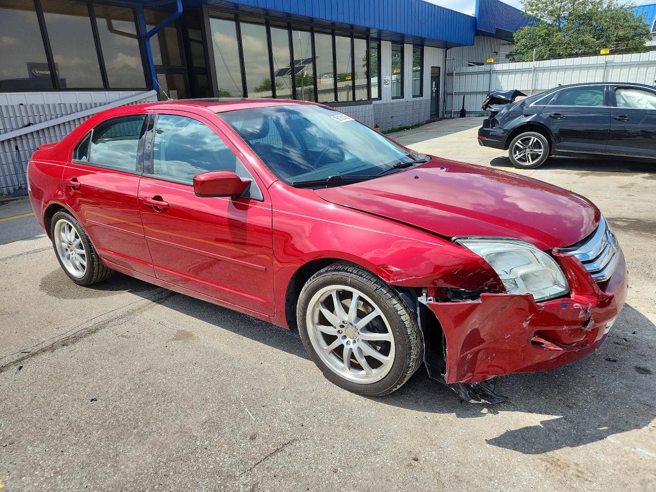 2009 Ford Fusion Se Red vin: 3FAHP07Z69R117510