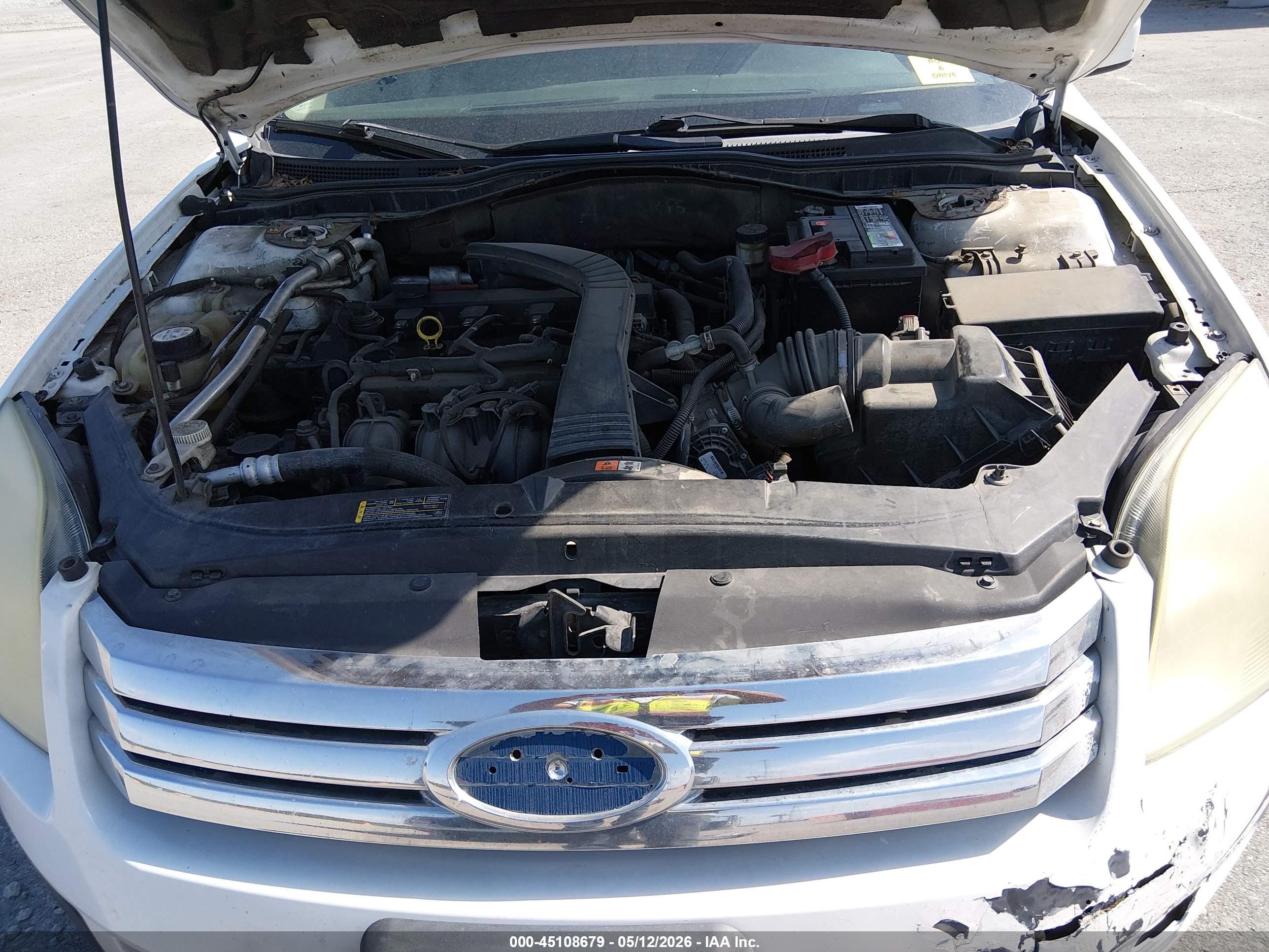 2007 Ford Fusion Se White vin: 3FAHP07Z77R129548