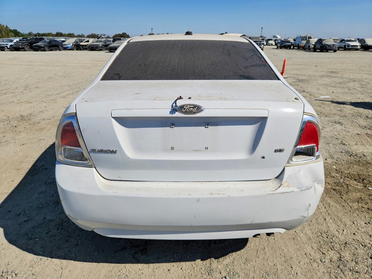 2007 Ford Fusion Se White vin: 3FAHP07Z77R158323