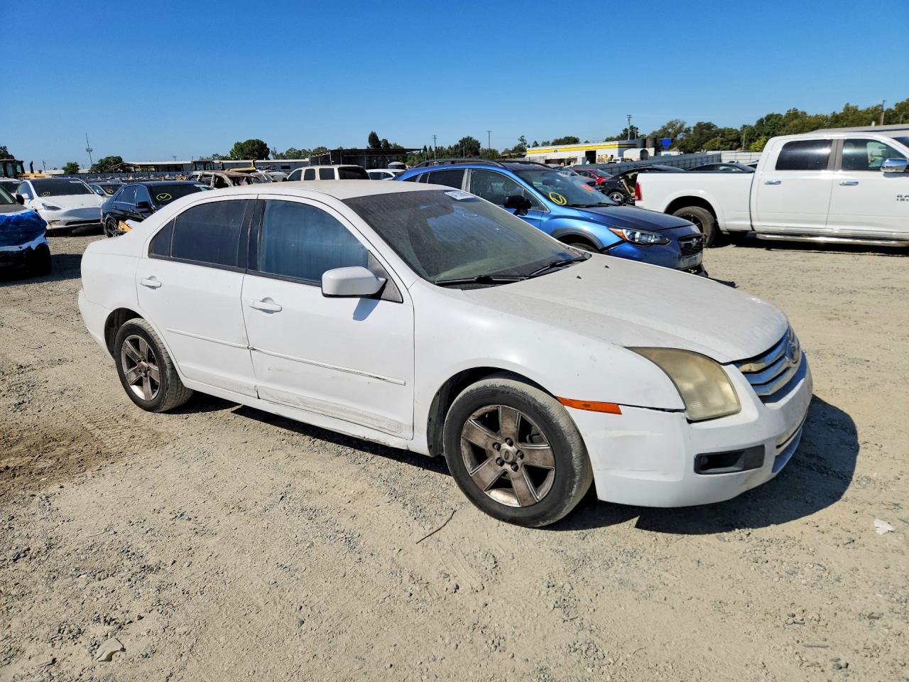 2007 Ford Fusion Se White vin: 3FAHP07Z77R158323