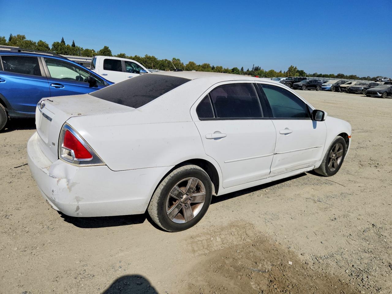2007 Ford Fusion Se White vin: 3FAHP07Z77R158323