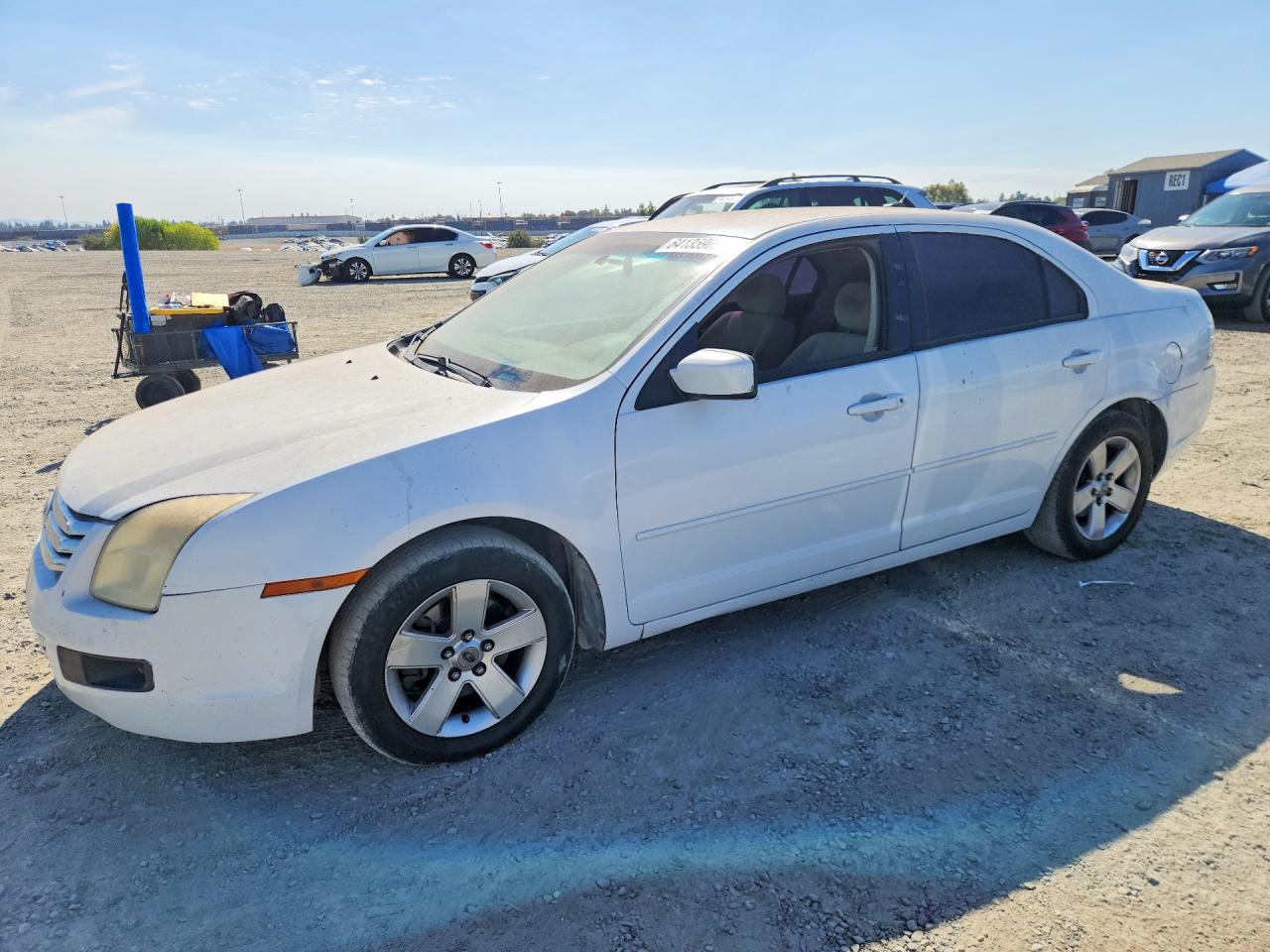 2007 Ford Fusion Se White vin: 3FAHP07Z77R158323