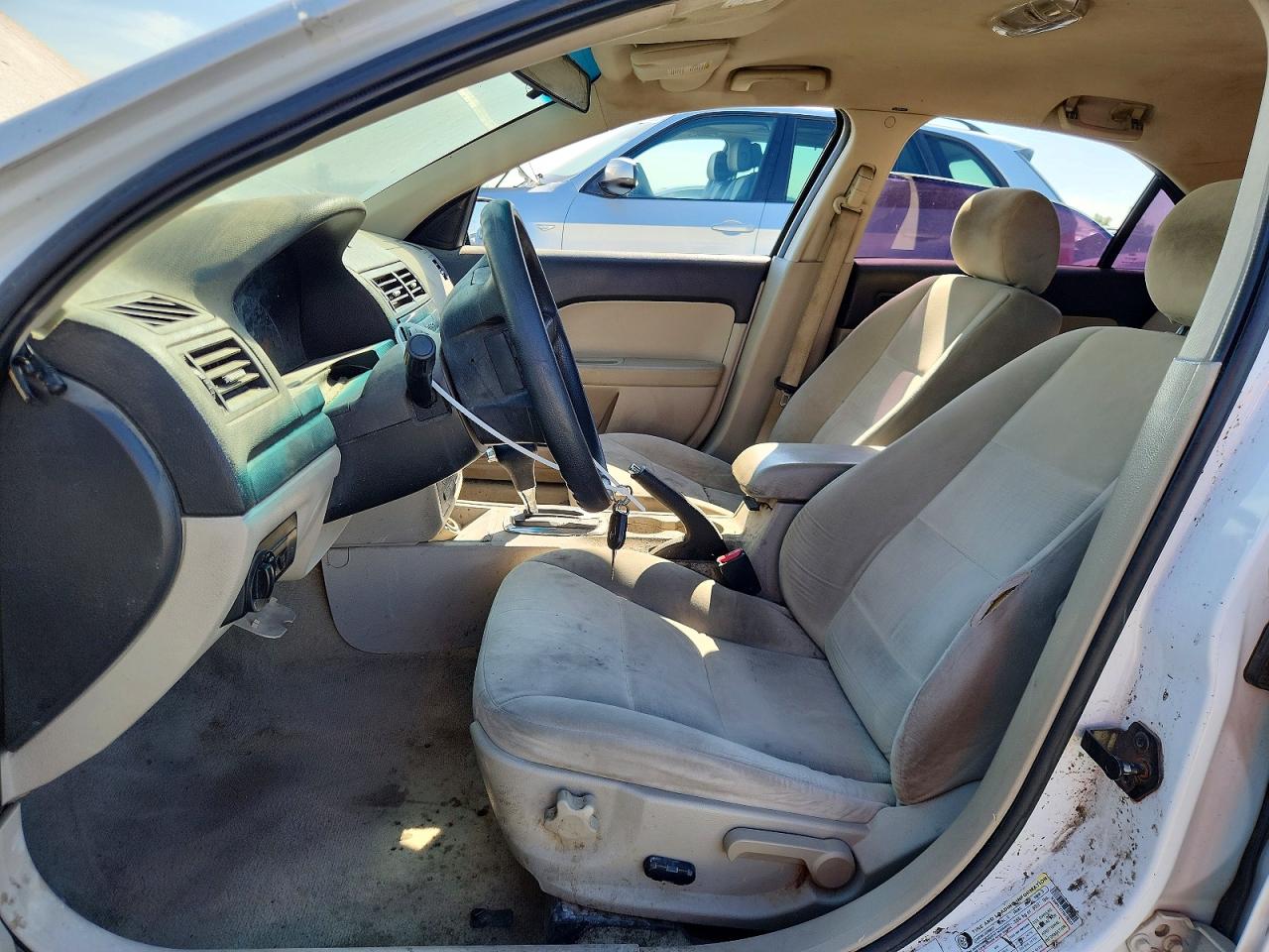 2007 Ford Fusion Se White vin: 3FAHP07Z77R158323