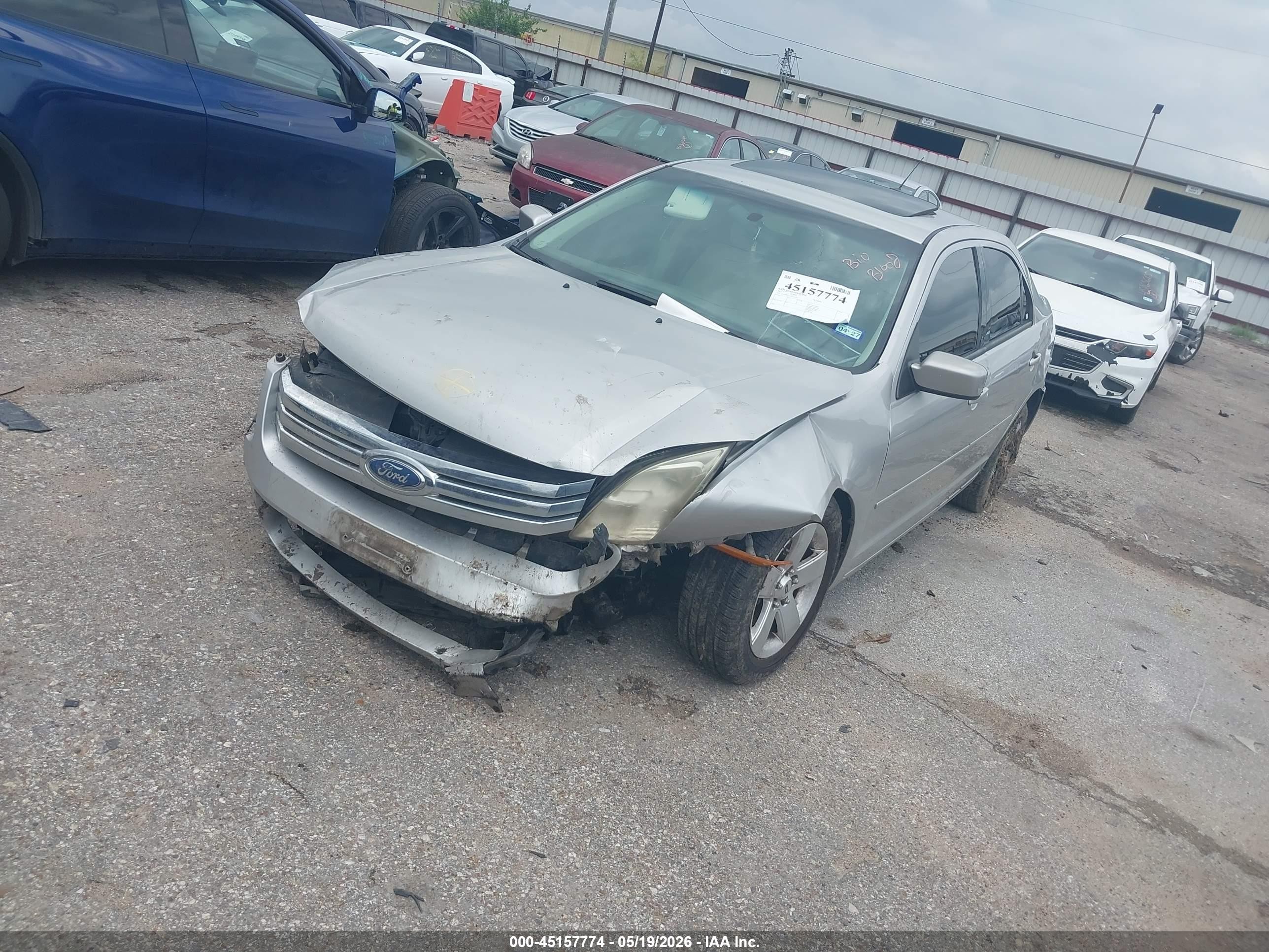 2007 Ford Fusion Se Gray vin: 3FAHP07Z77R174456