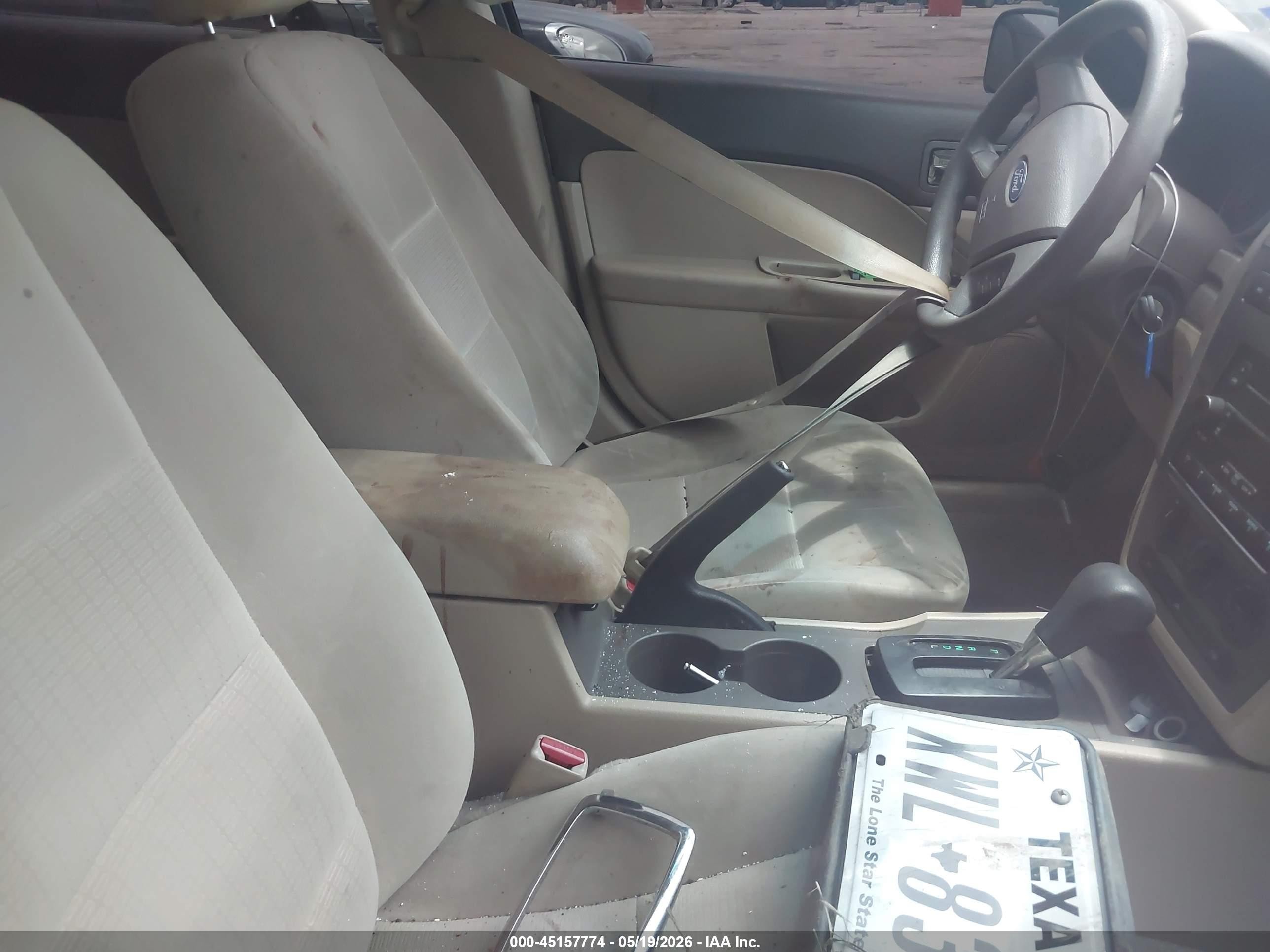 2007 Ford Fusion Se Gray vin: 3FAHP07Z77R174456