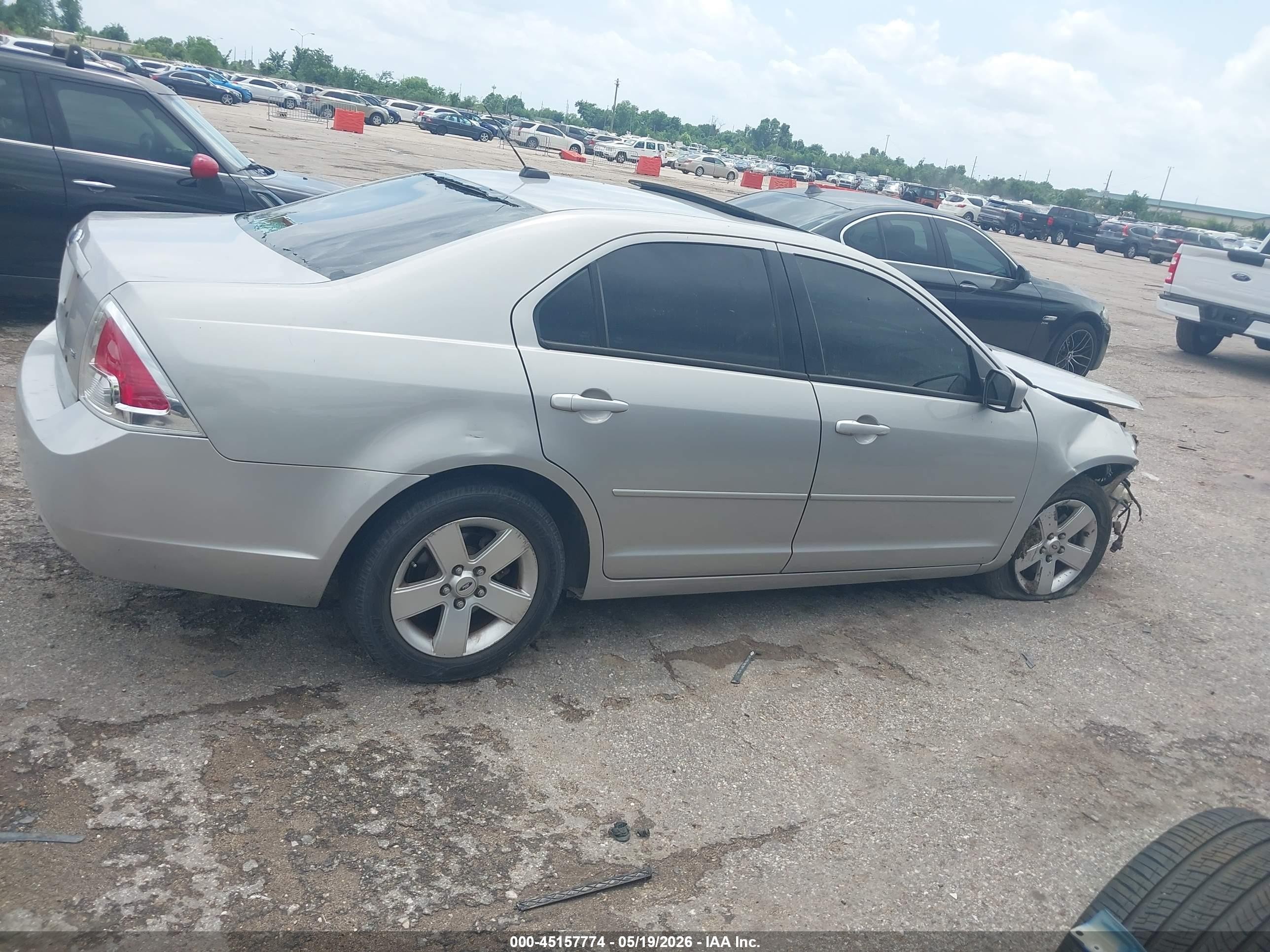 2007 Ford Fusion Se Gray vin: 3FAHP07Z77R174456