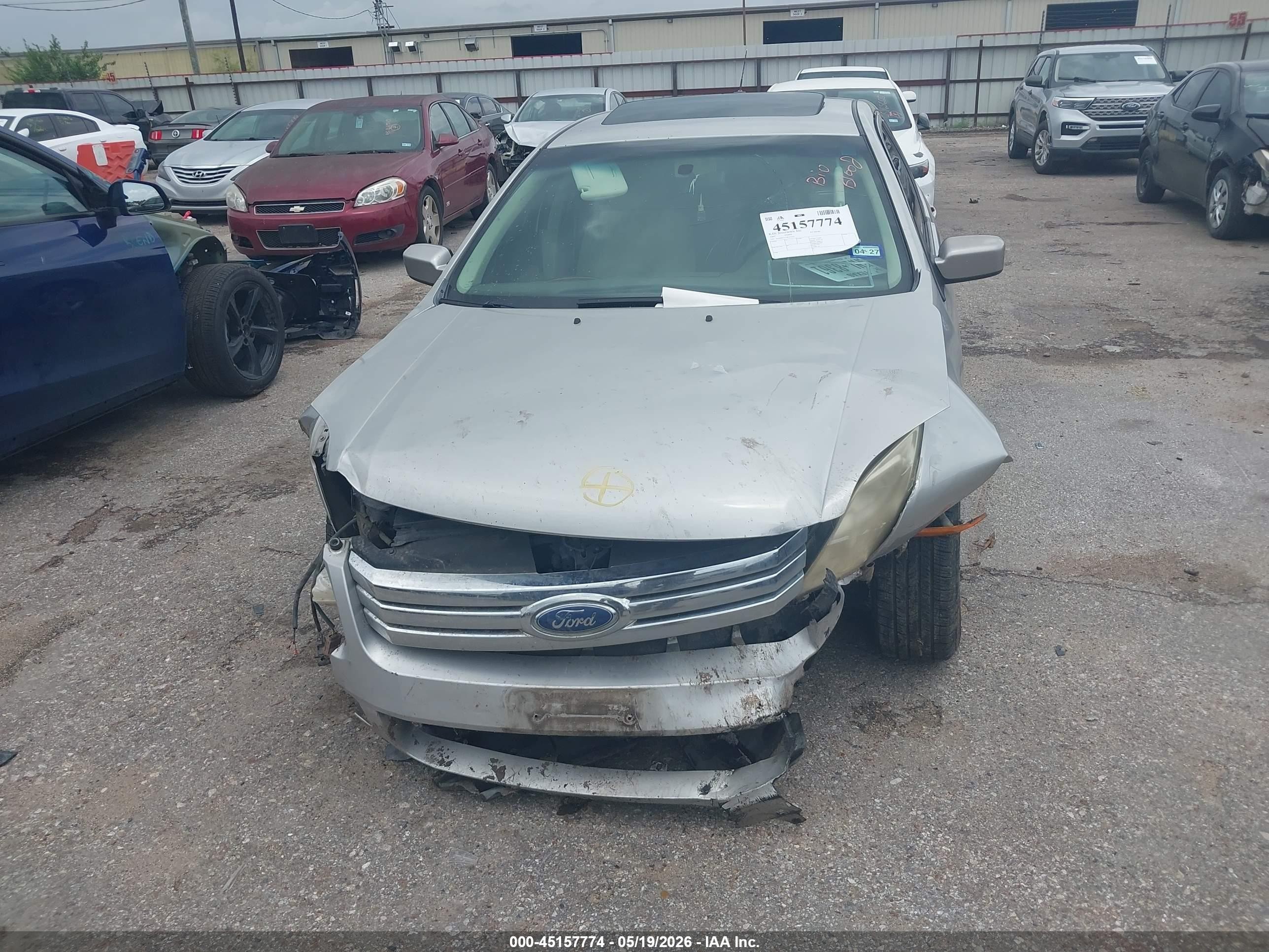 2007 Ford Fusion Se Gray vin: 3FAHP07Z77R174456
